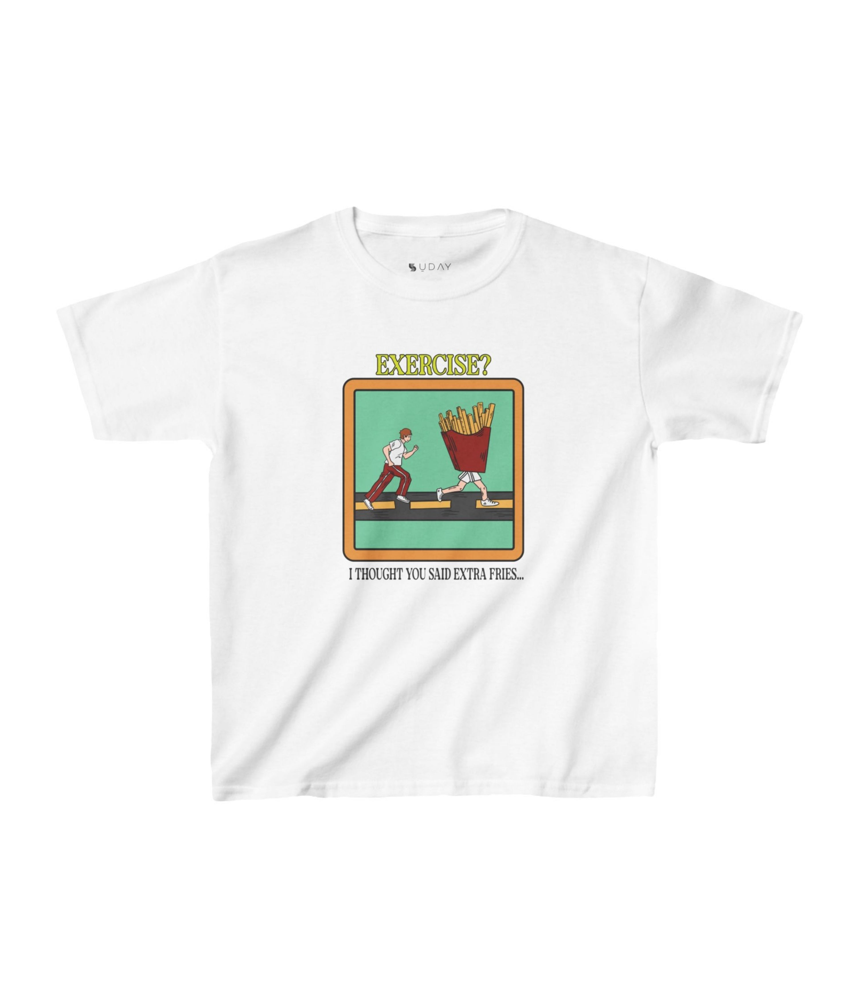 Exercise I Thought You Said Extra Fries Kids Tee