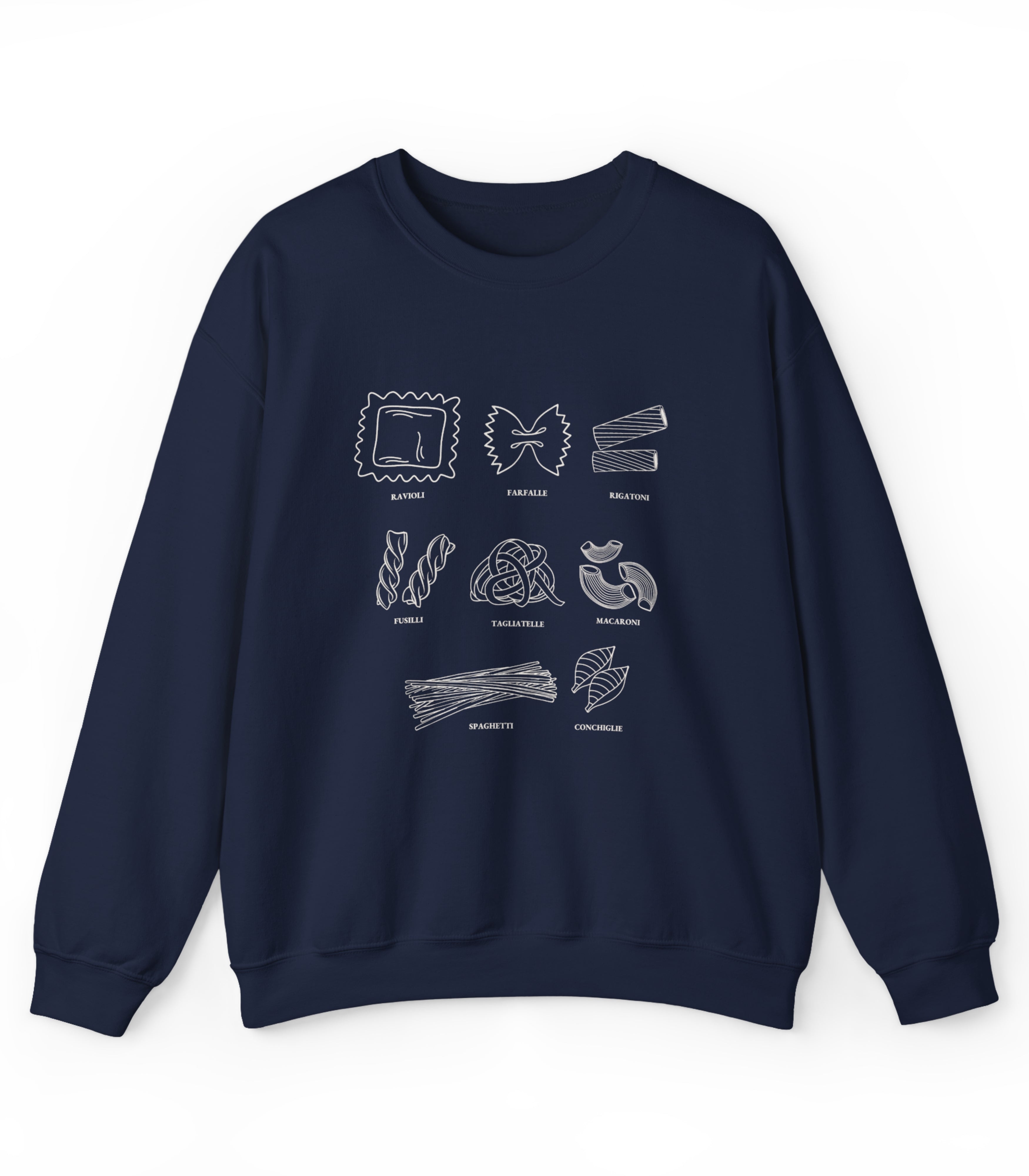 Pasta Shapes Sweatshirt