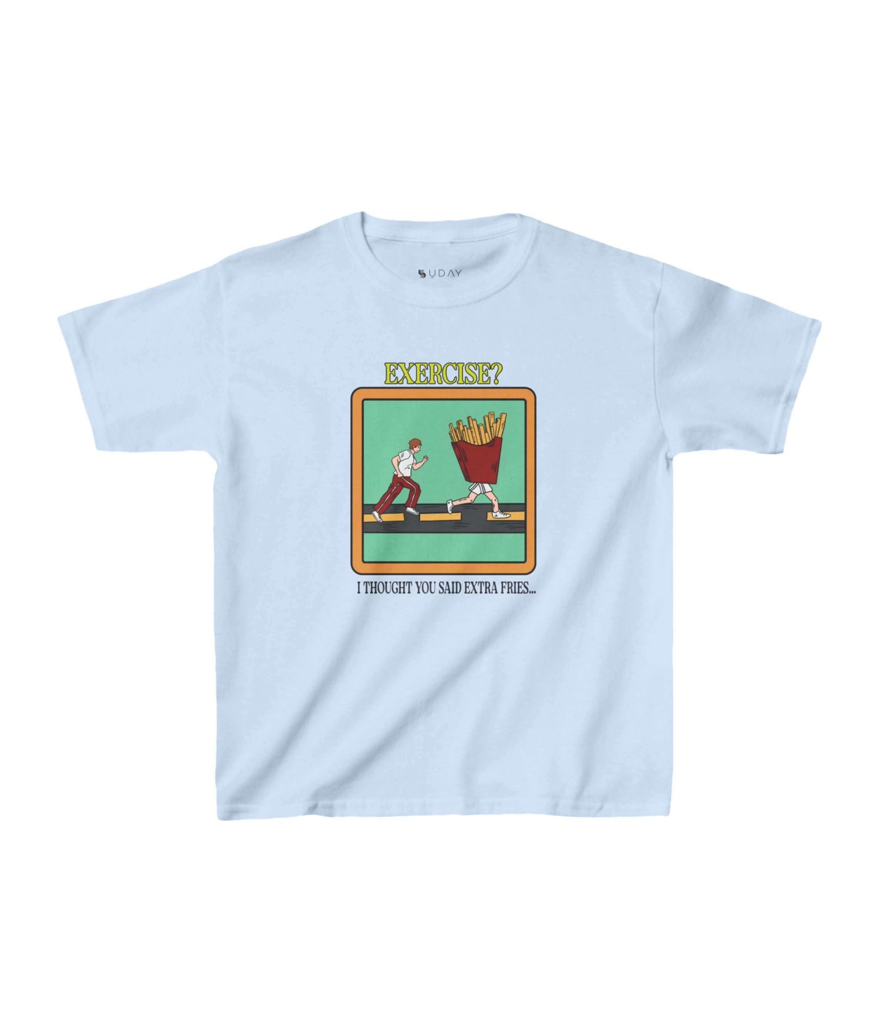 Exercise I Thought You Said Extra Fries Kids Tee