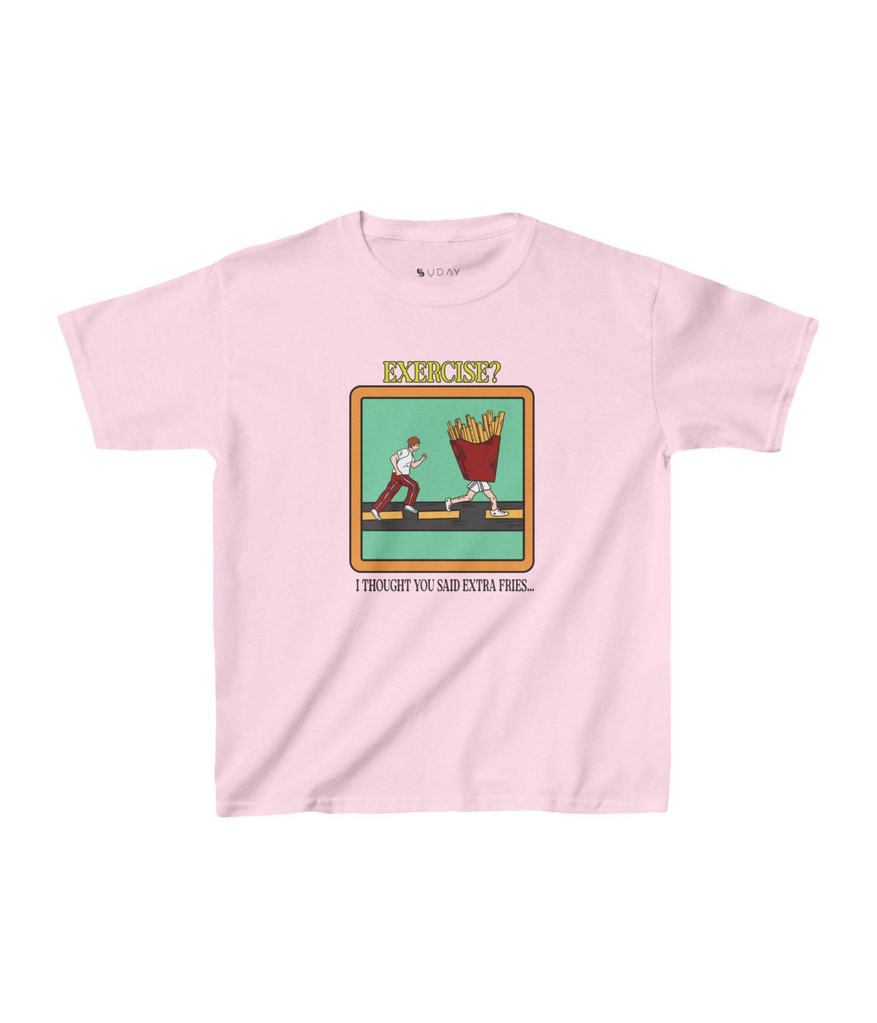 Exercise I Thought You Said Extra Fries Kids Tee