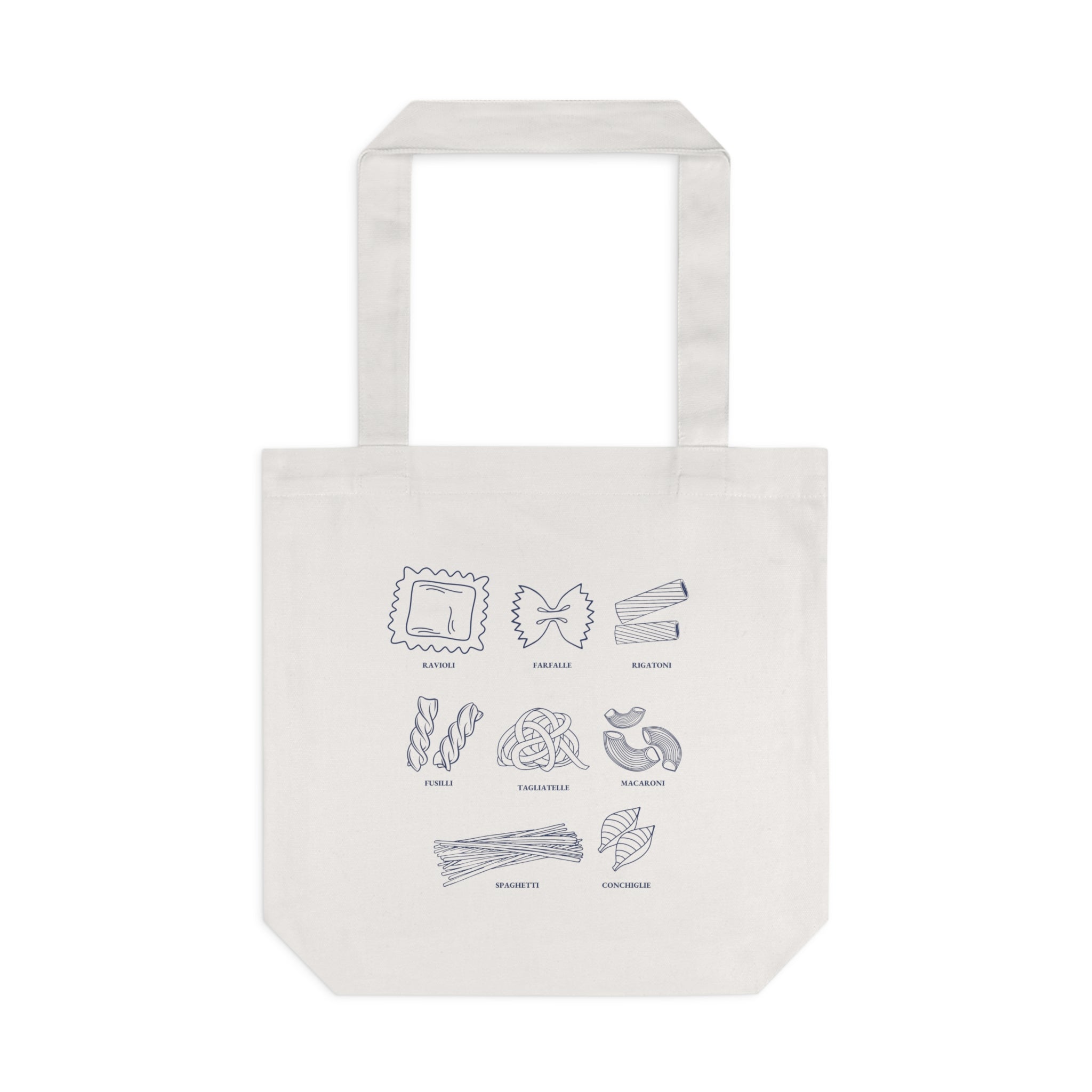 Pasta Shapes Tote Bag