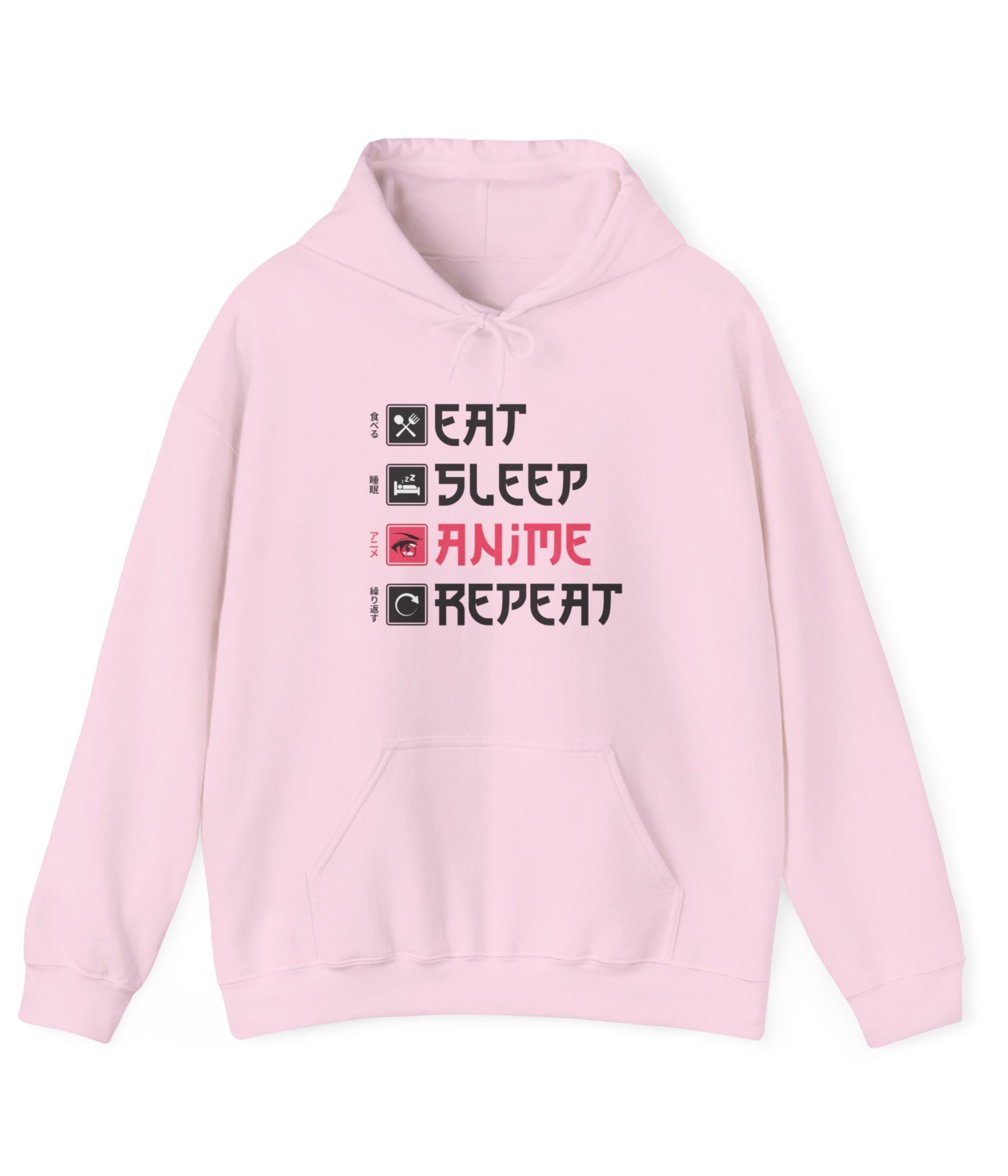 Eat Sleep Anime Repeat Hoodie