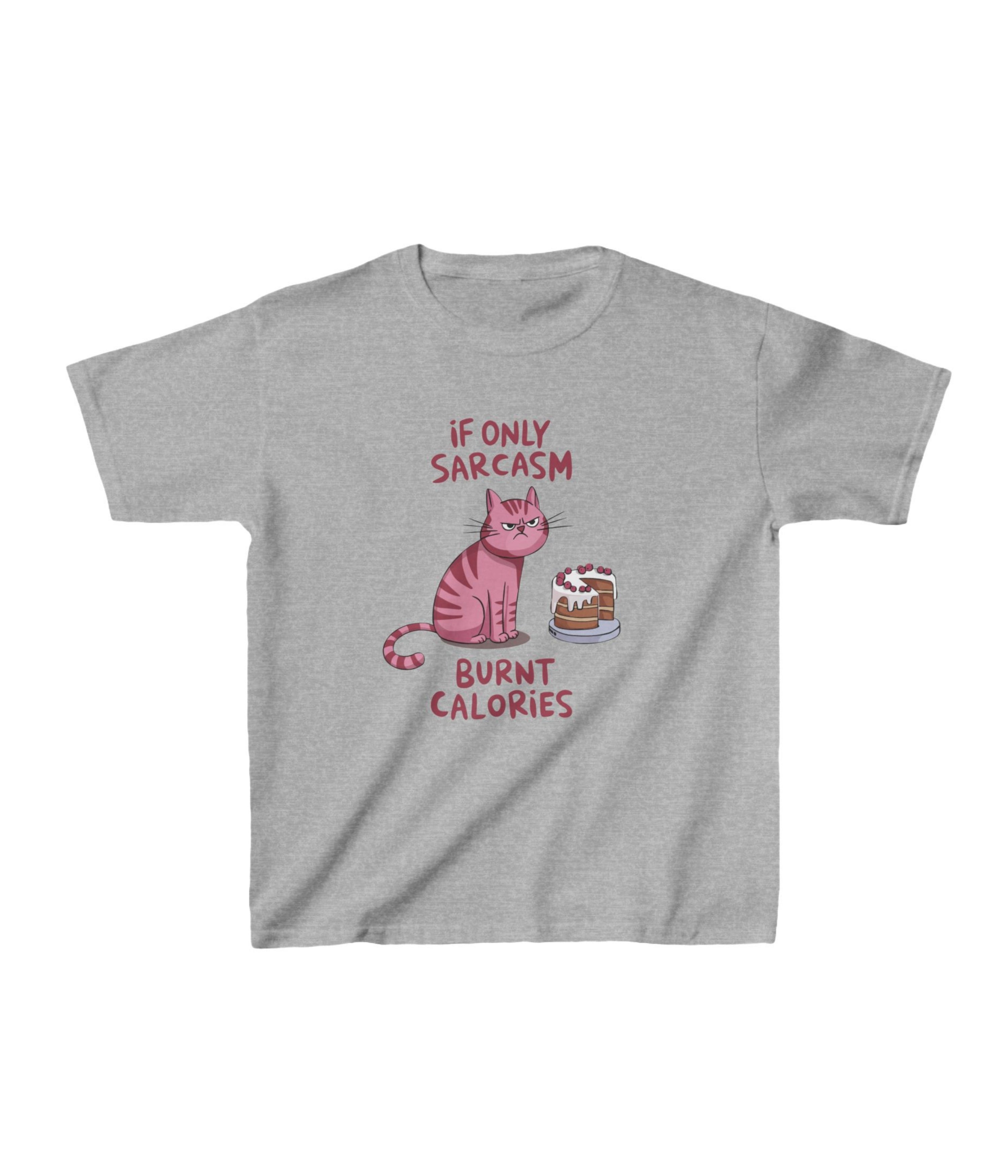 If Only Sarcasm Burnt Calories Kids Tee
