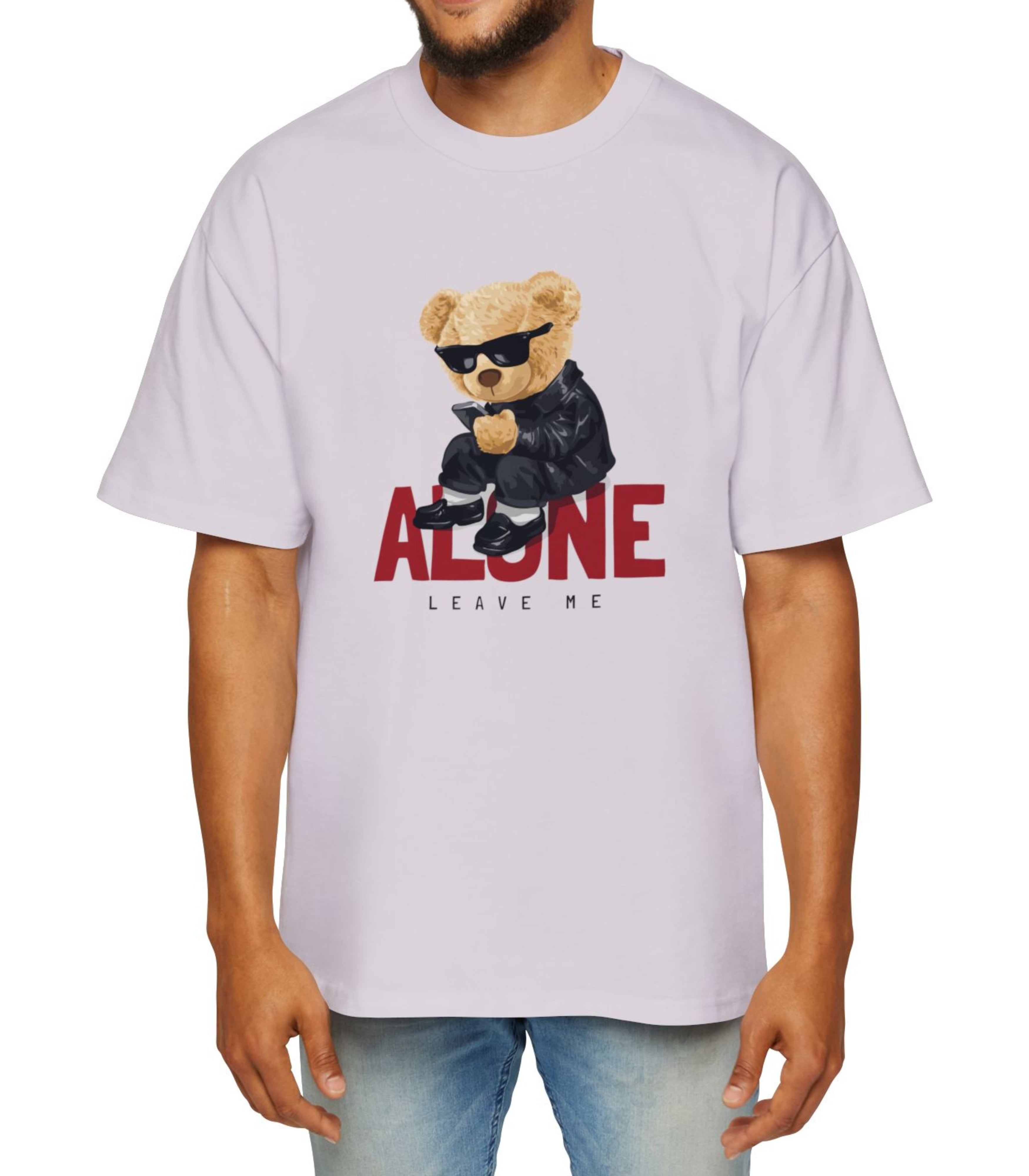 Leave Me Alone Men's Oversized Tee