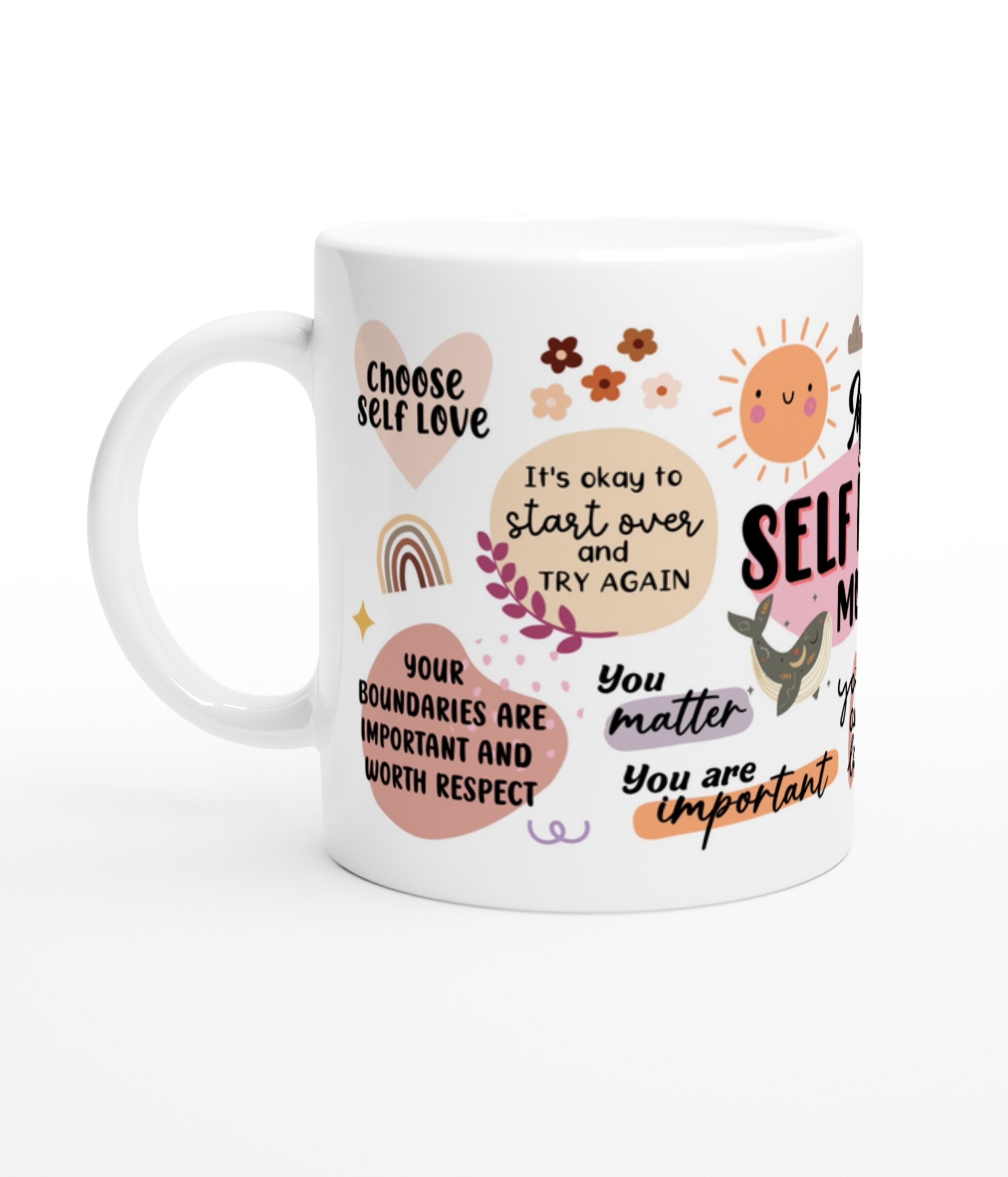 My Self Love White Mug