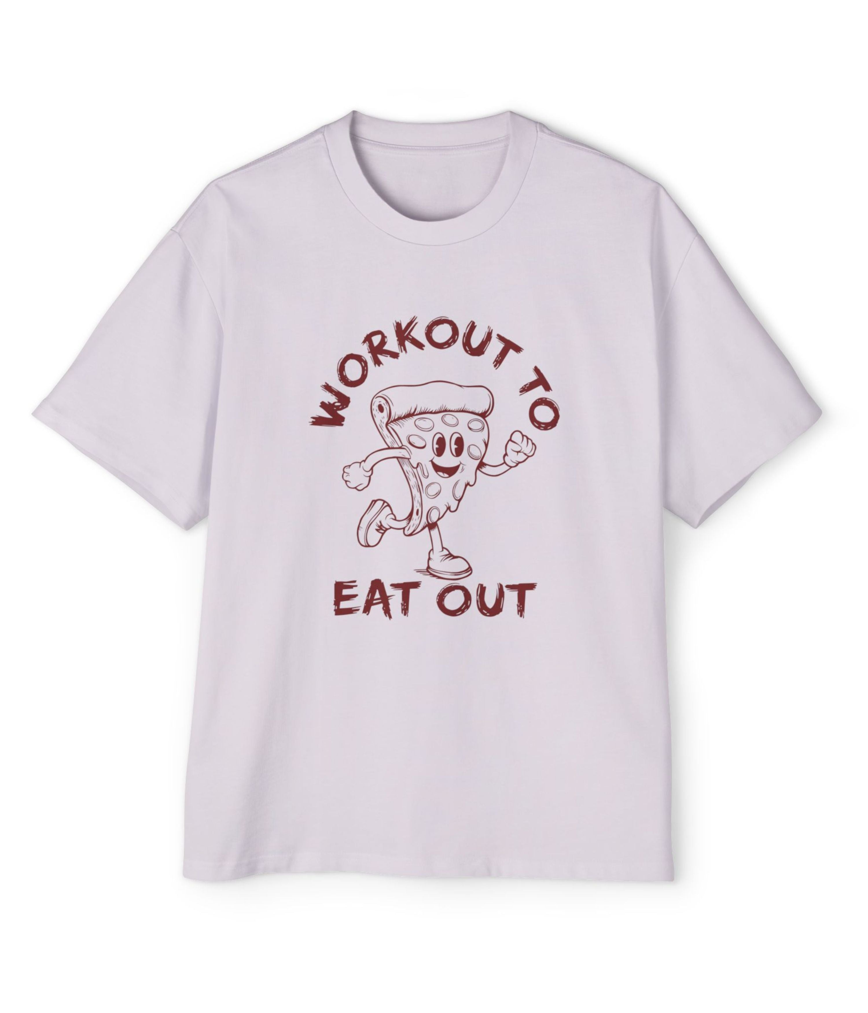 Workout To Eat Out Men's Oversized Tee