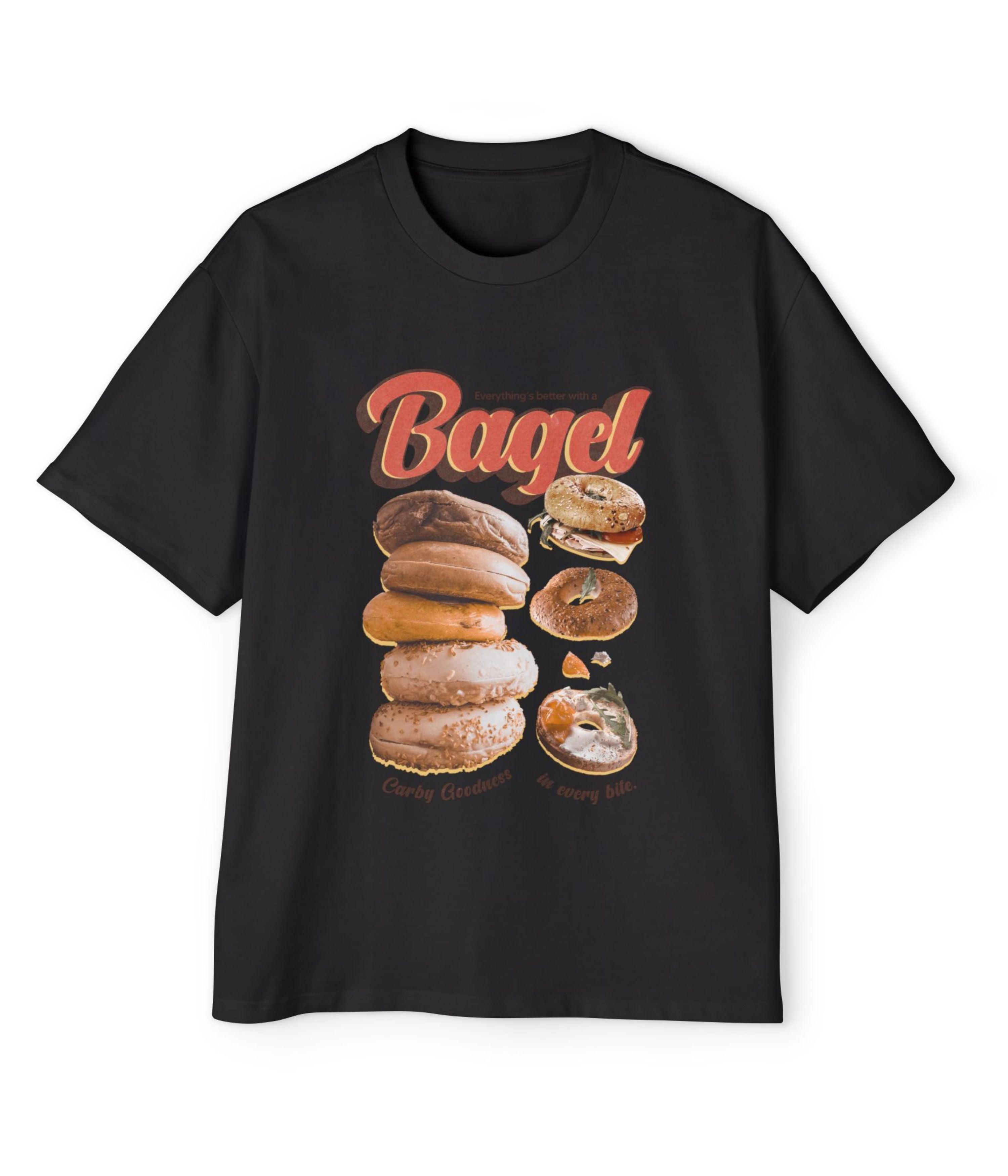 Everything's Better With A Bagel Men's Oversized Tee