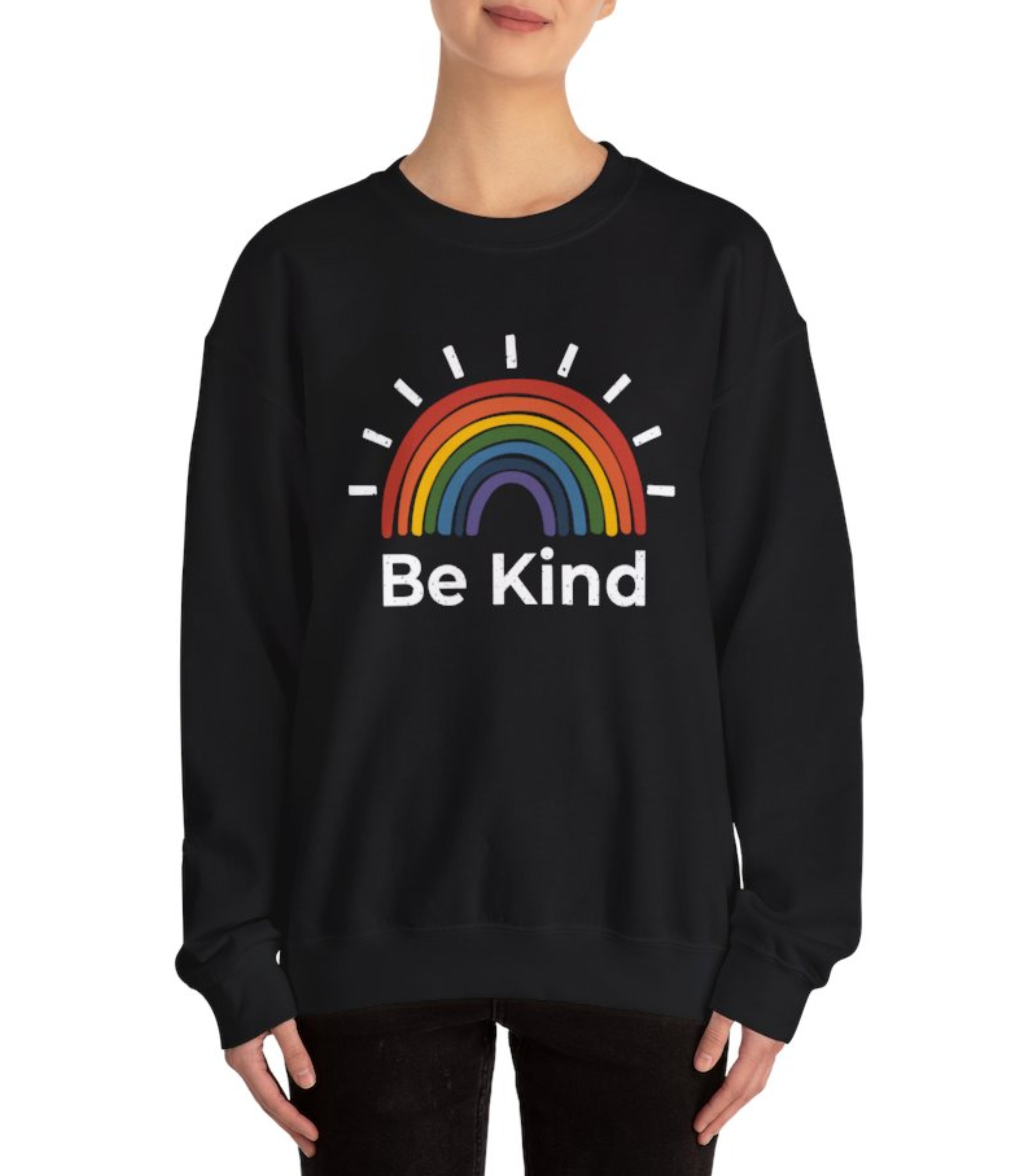 Be Kind Rainbow Sweatshirt