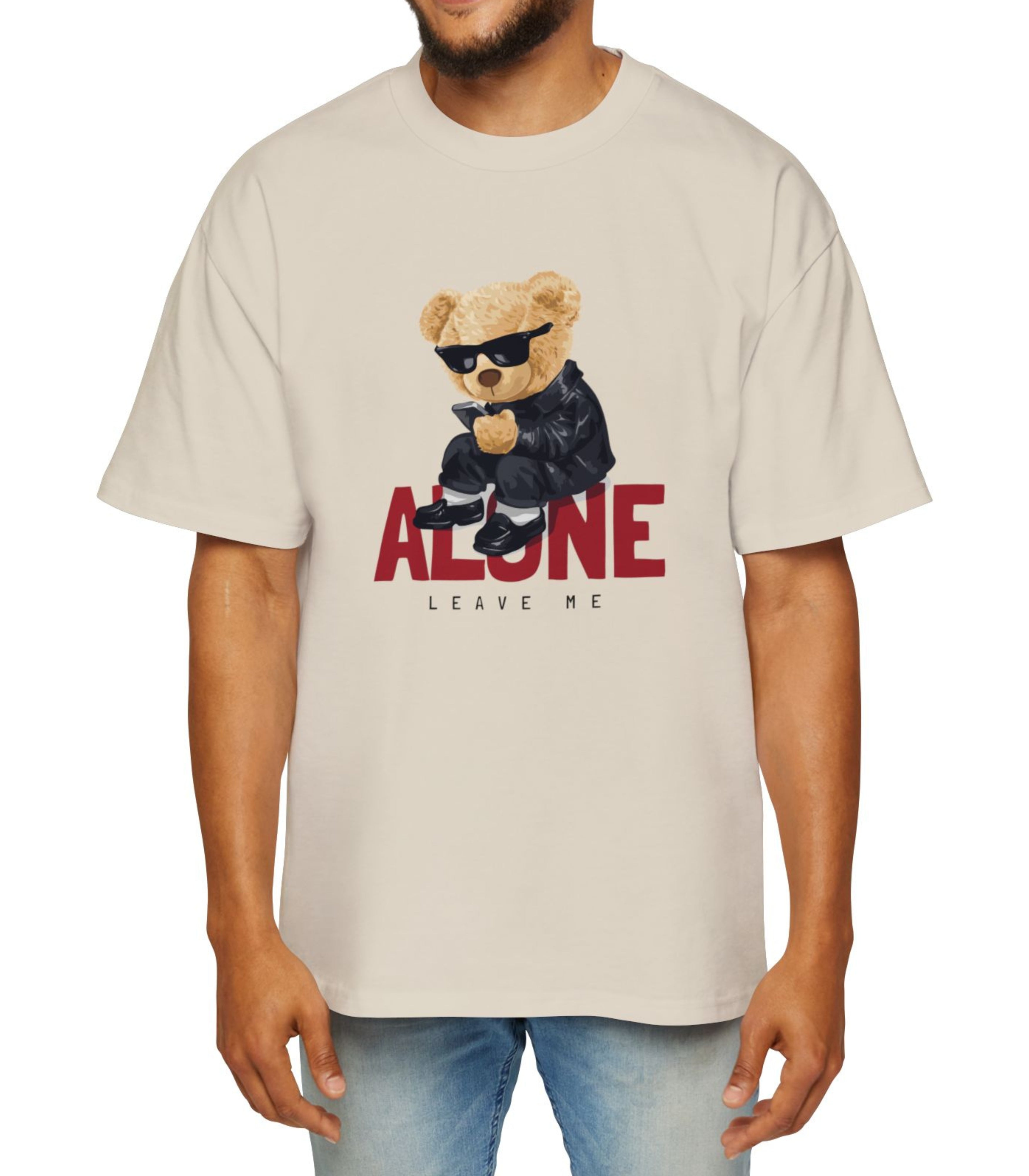 Leave Me Alone Men's Oversized Tee