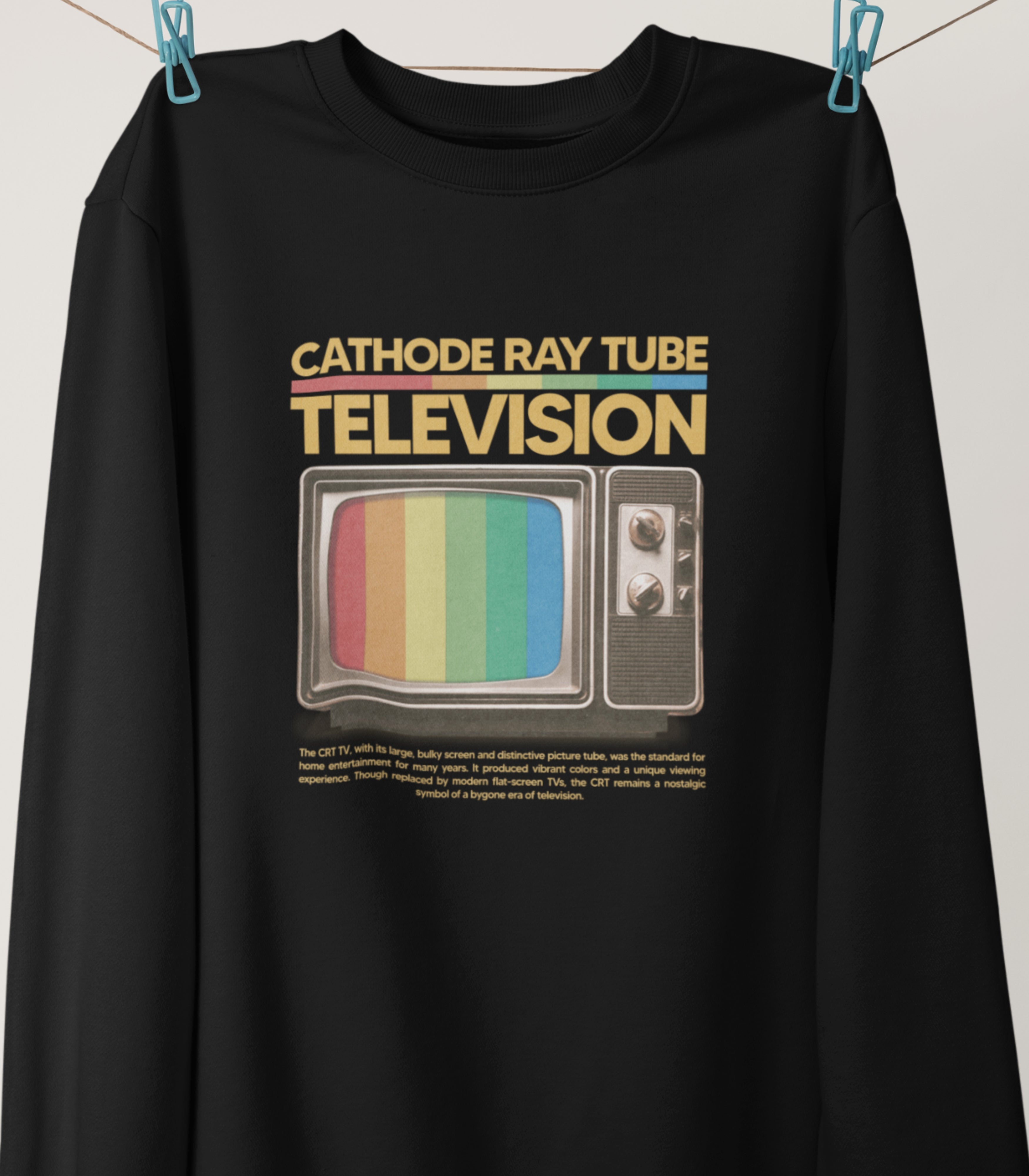 Vintage CRT TV Sweatshirt