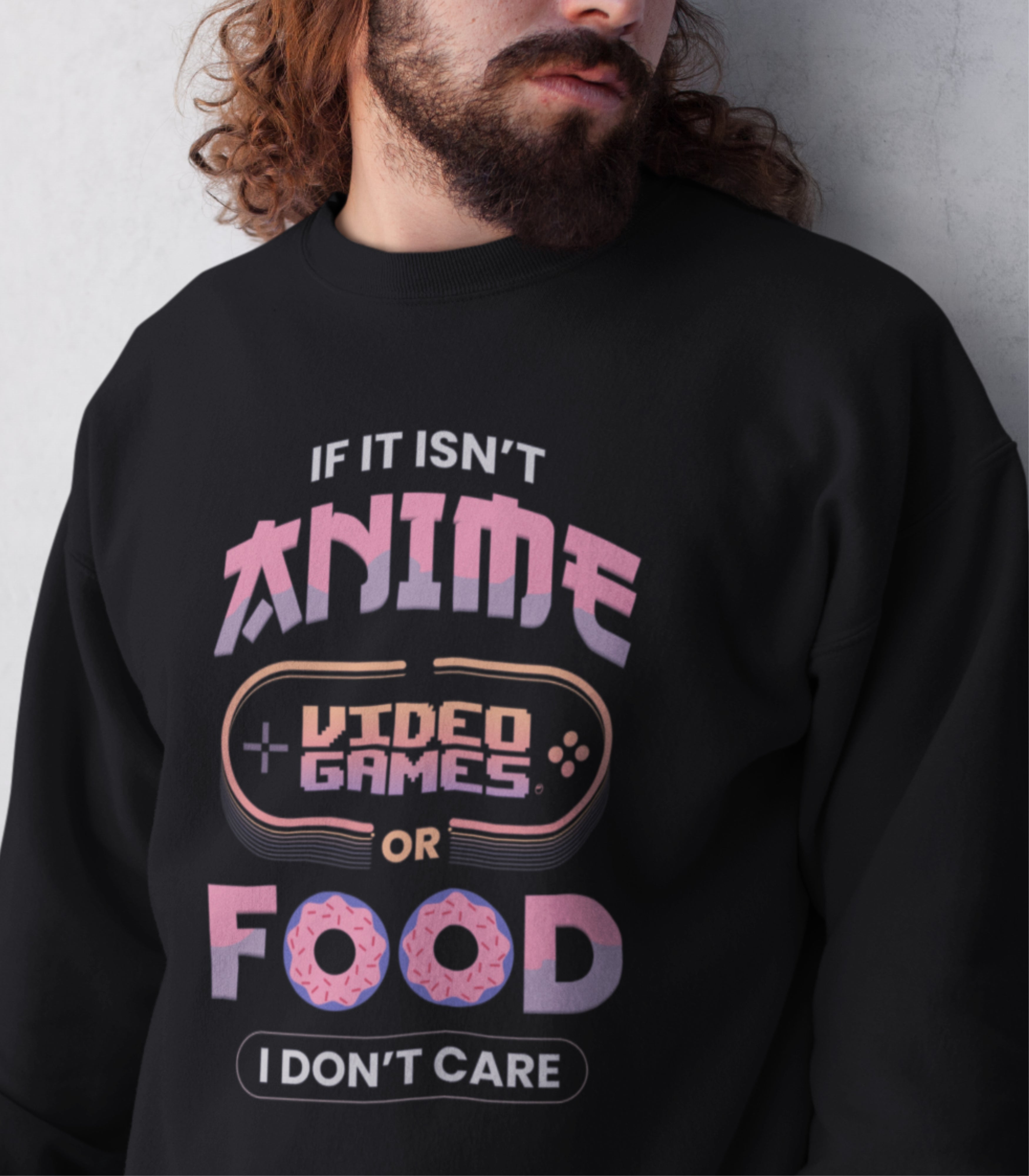 Anime Video Games Food Sweatshirt