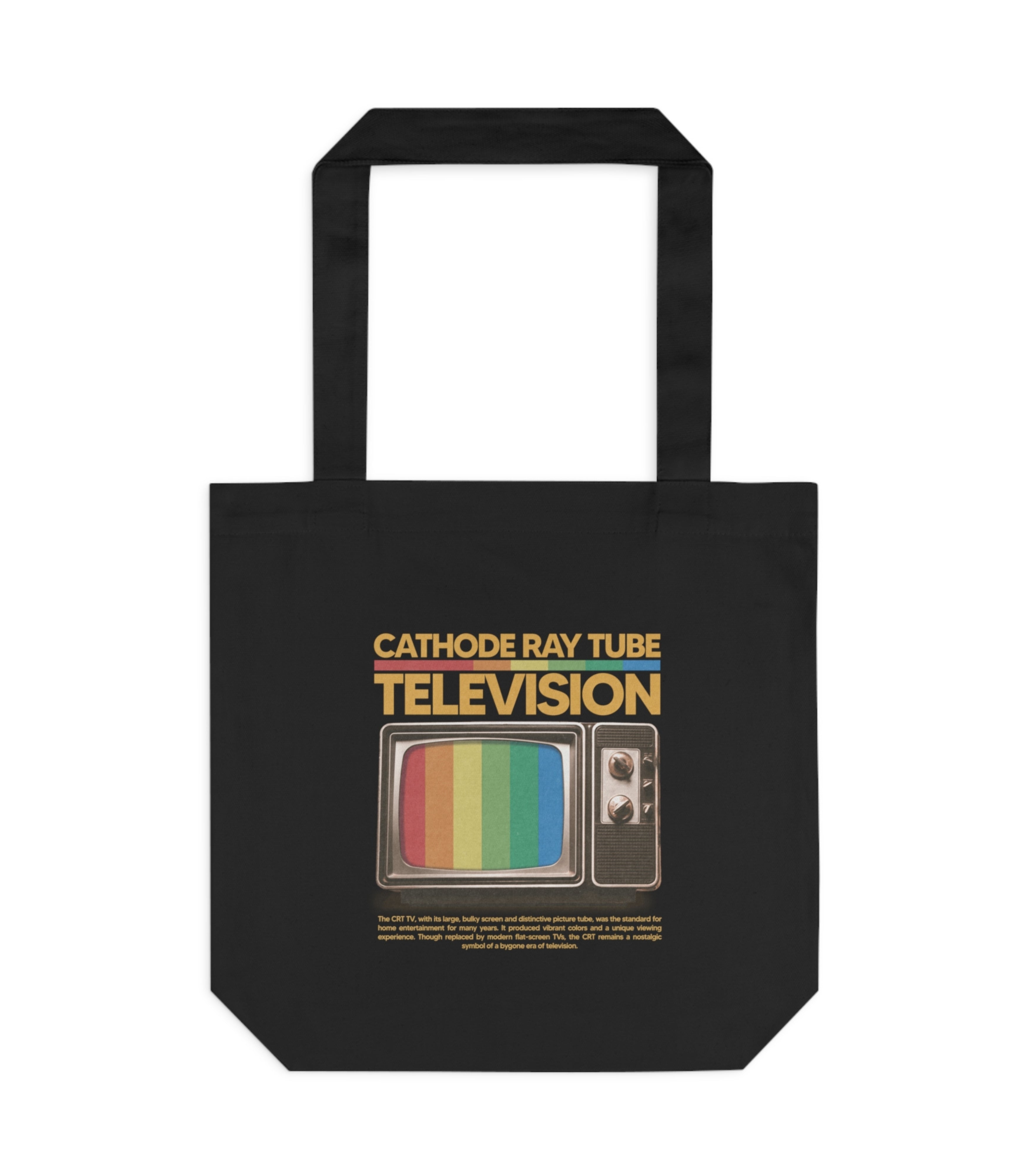Vintage CRT TV Tote Bag