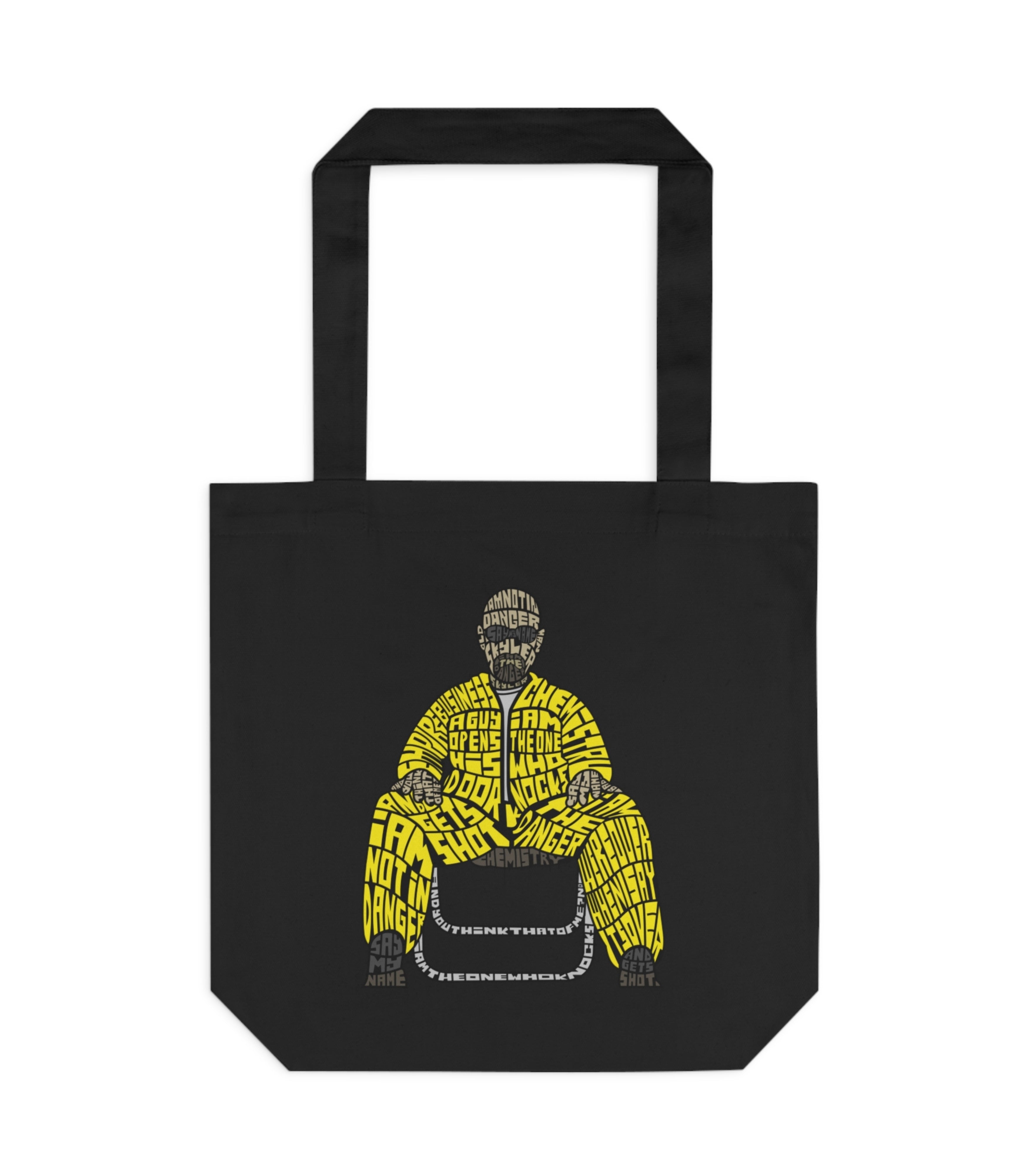I Am the Danger Breaking Bad Typography Tote Bag