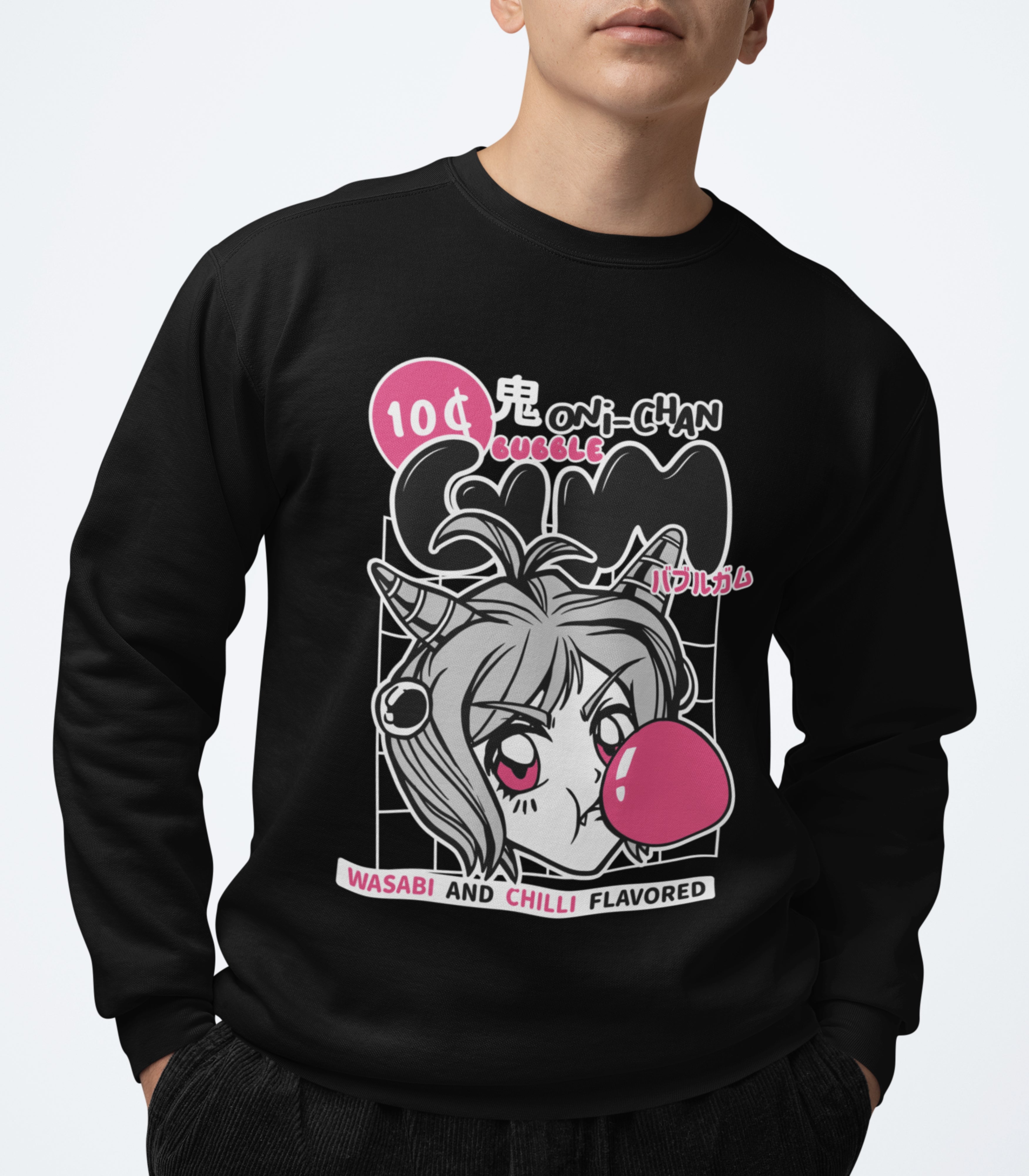 Oni Chan Bubble Wasabi And Chilli Flavored Sweatshirt