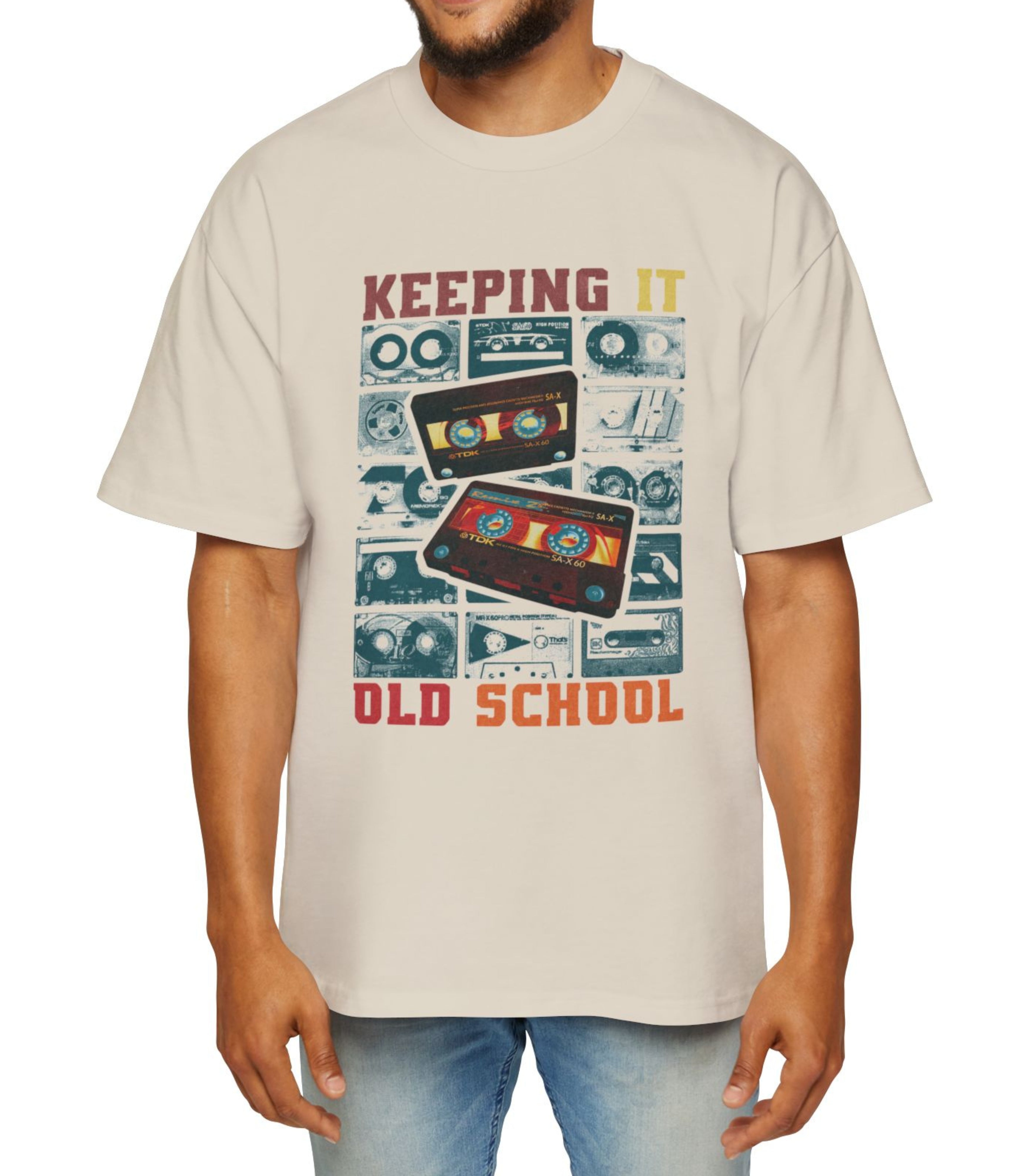 Keeping It Old School Men's Oversized Tee