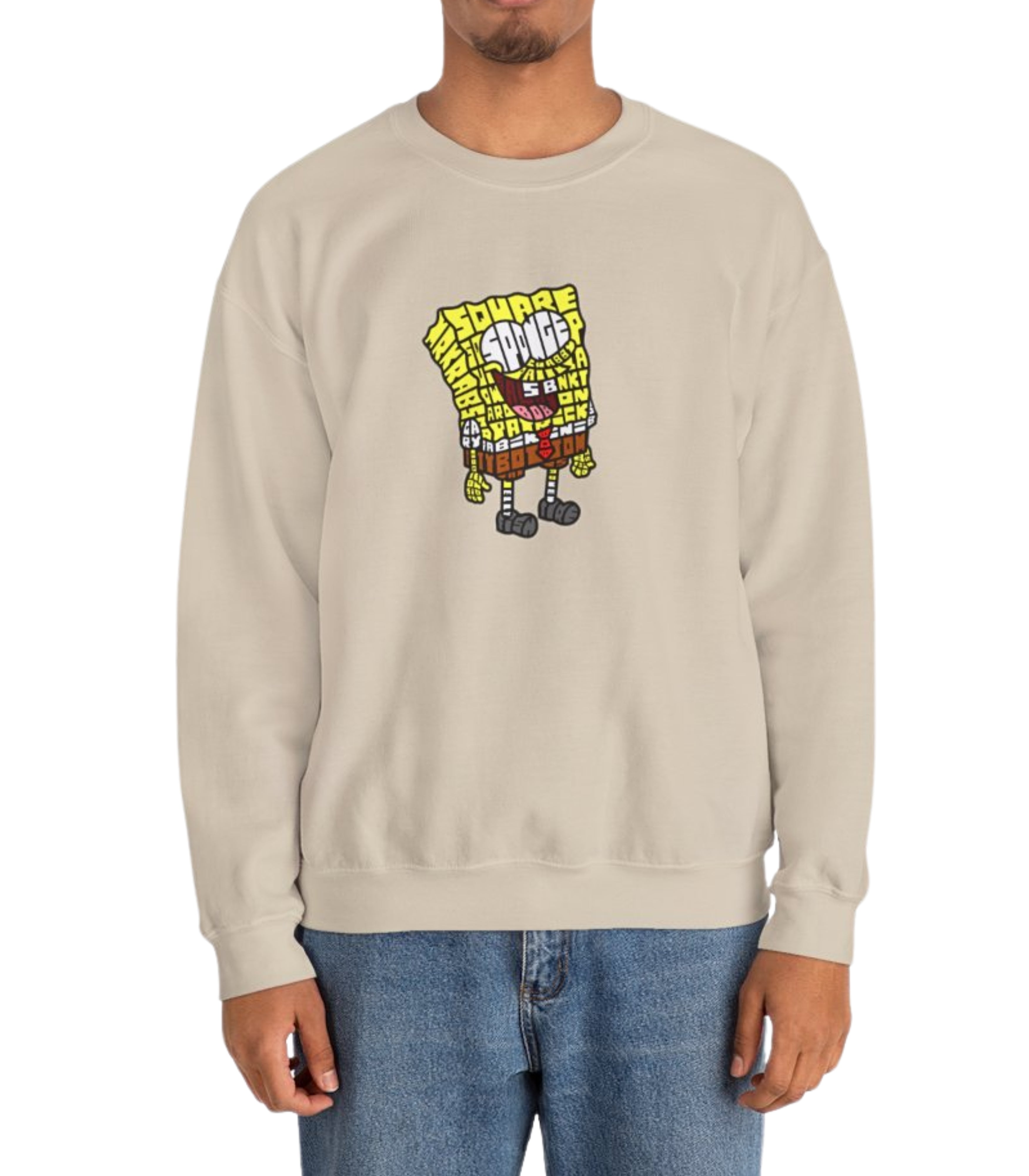 SpongeBob Typography Sweatshirt
