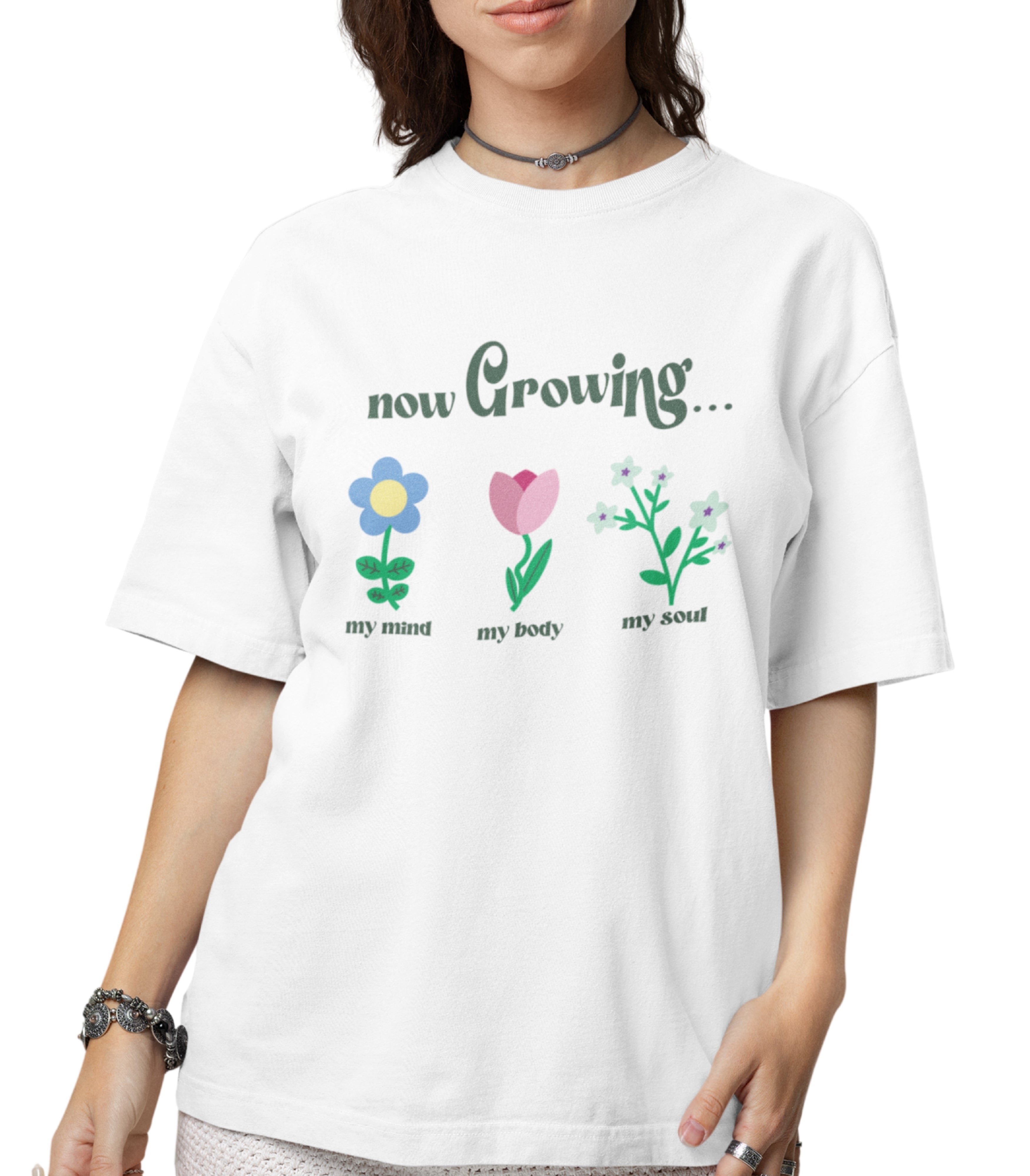 Now Growing Mind Body Soul T-Shirt