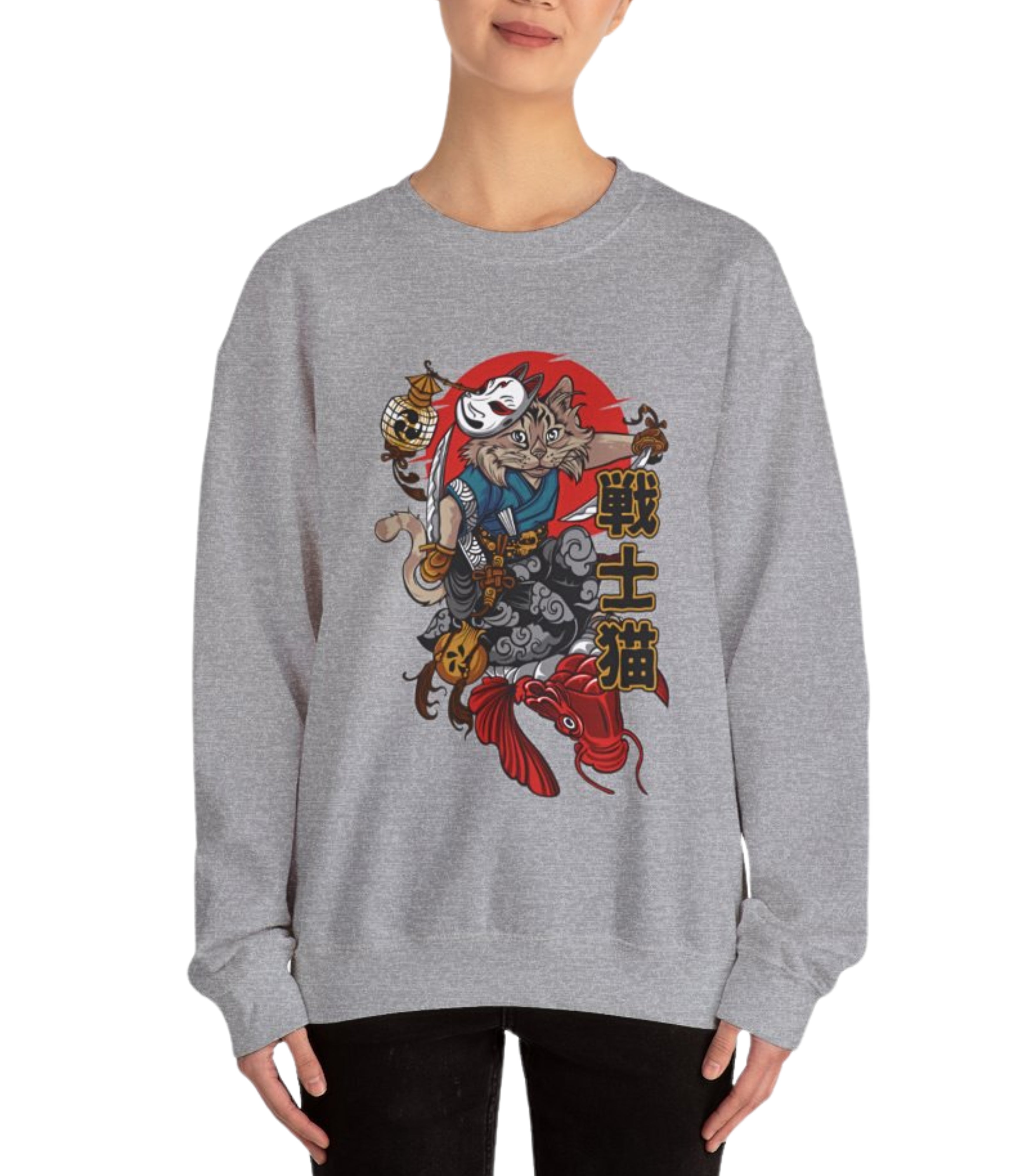 Samur-Neko Warrior Sweatshirt