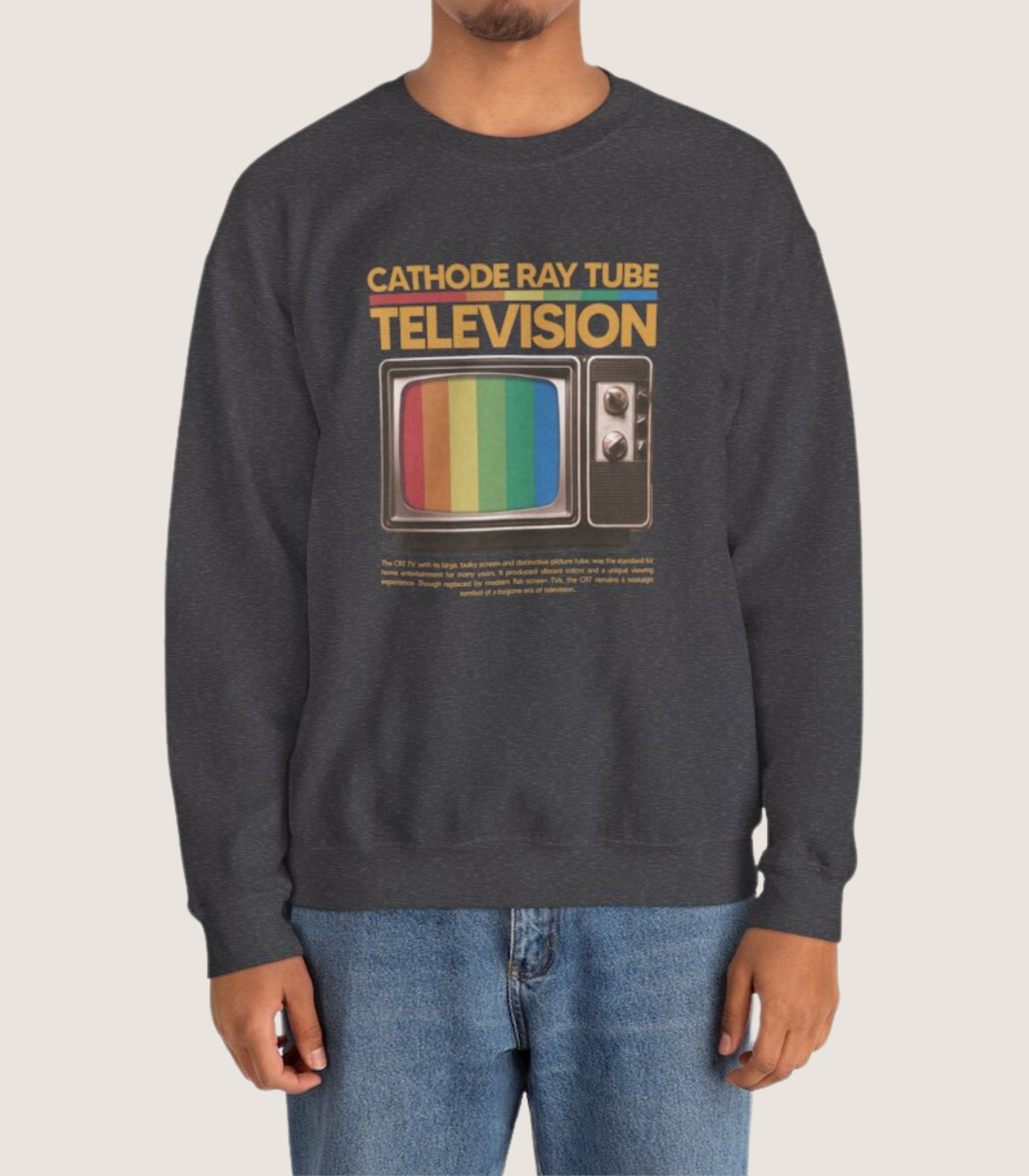 Vintage CRT TV Sweatshirt