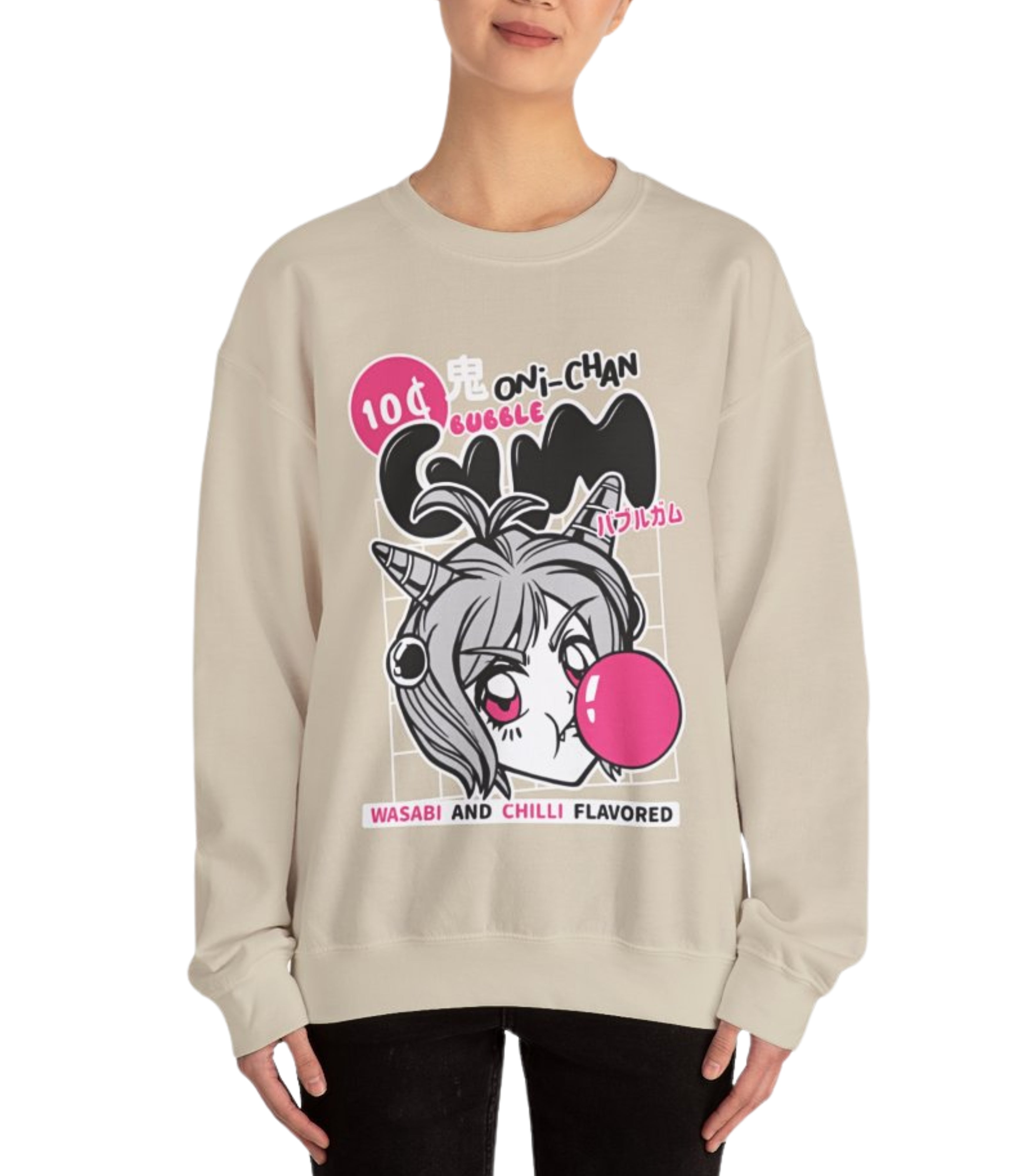 Oni Chan Bubble Wasabi And Chilli Flavored Sweatshirt