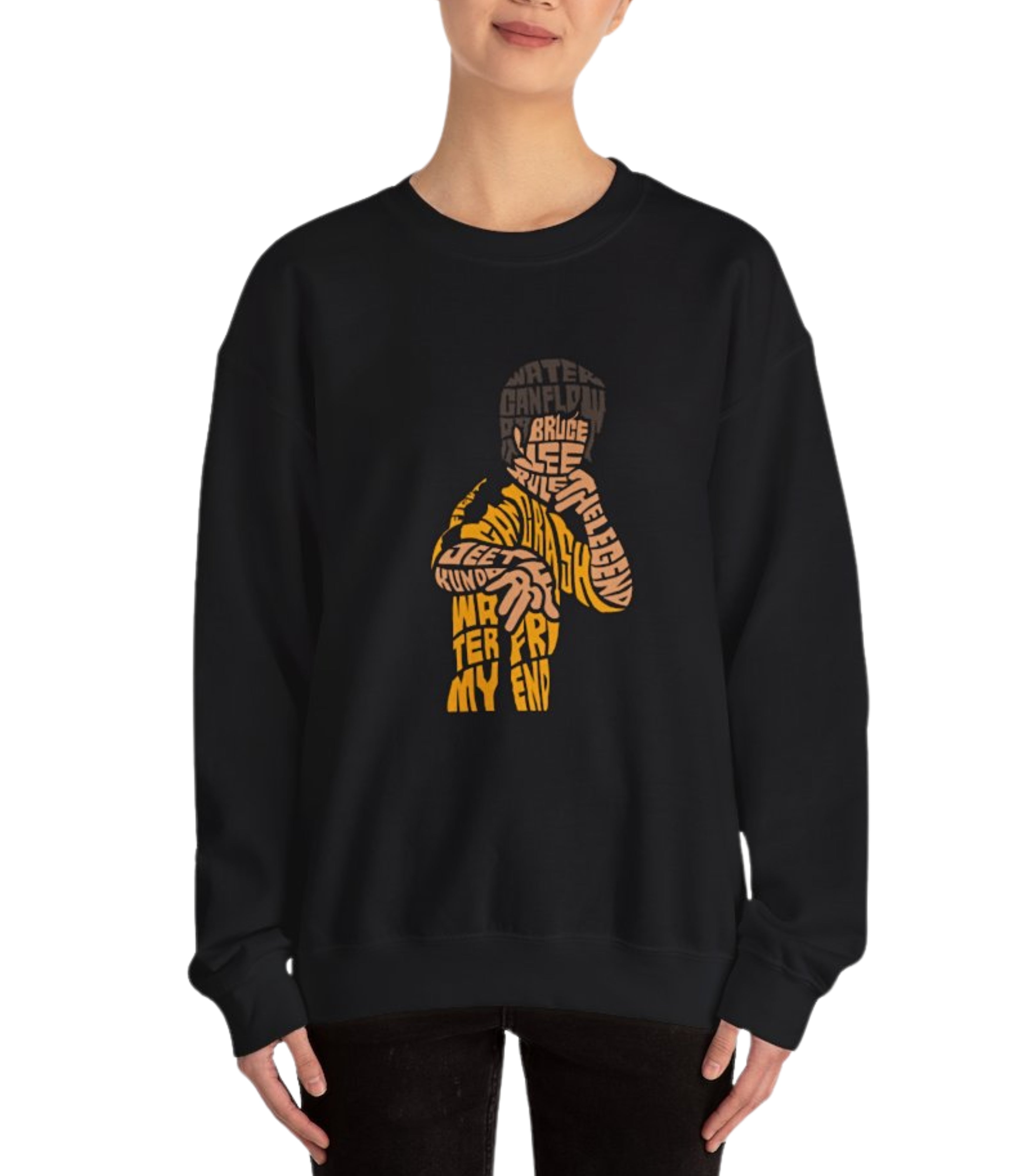 Bruce Lee Typography Sweatshirt