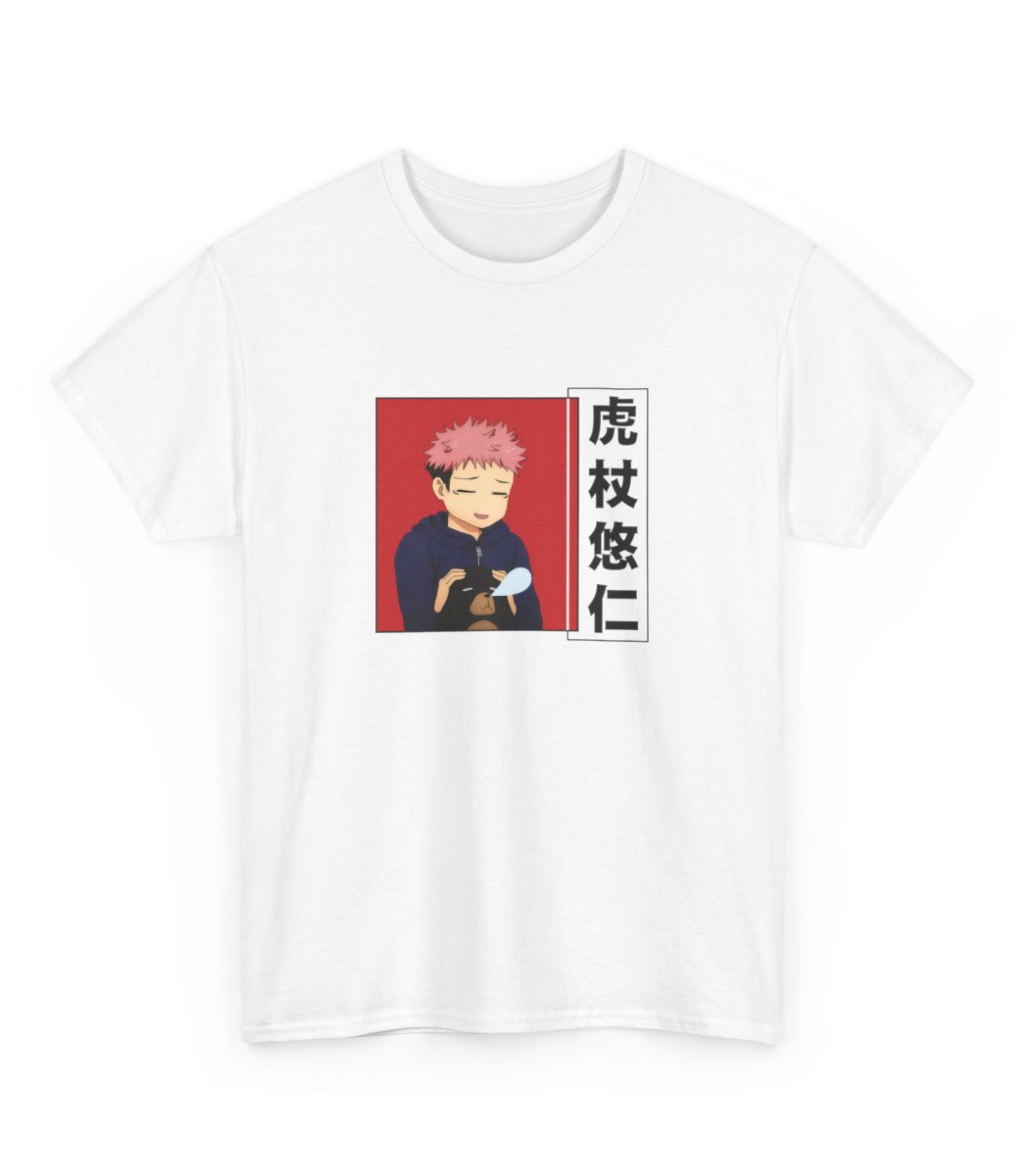 Yuuji with Tsukamoto Bear T-Shirt