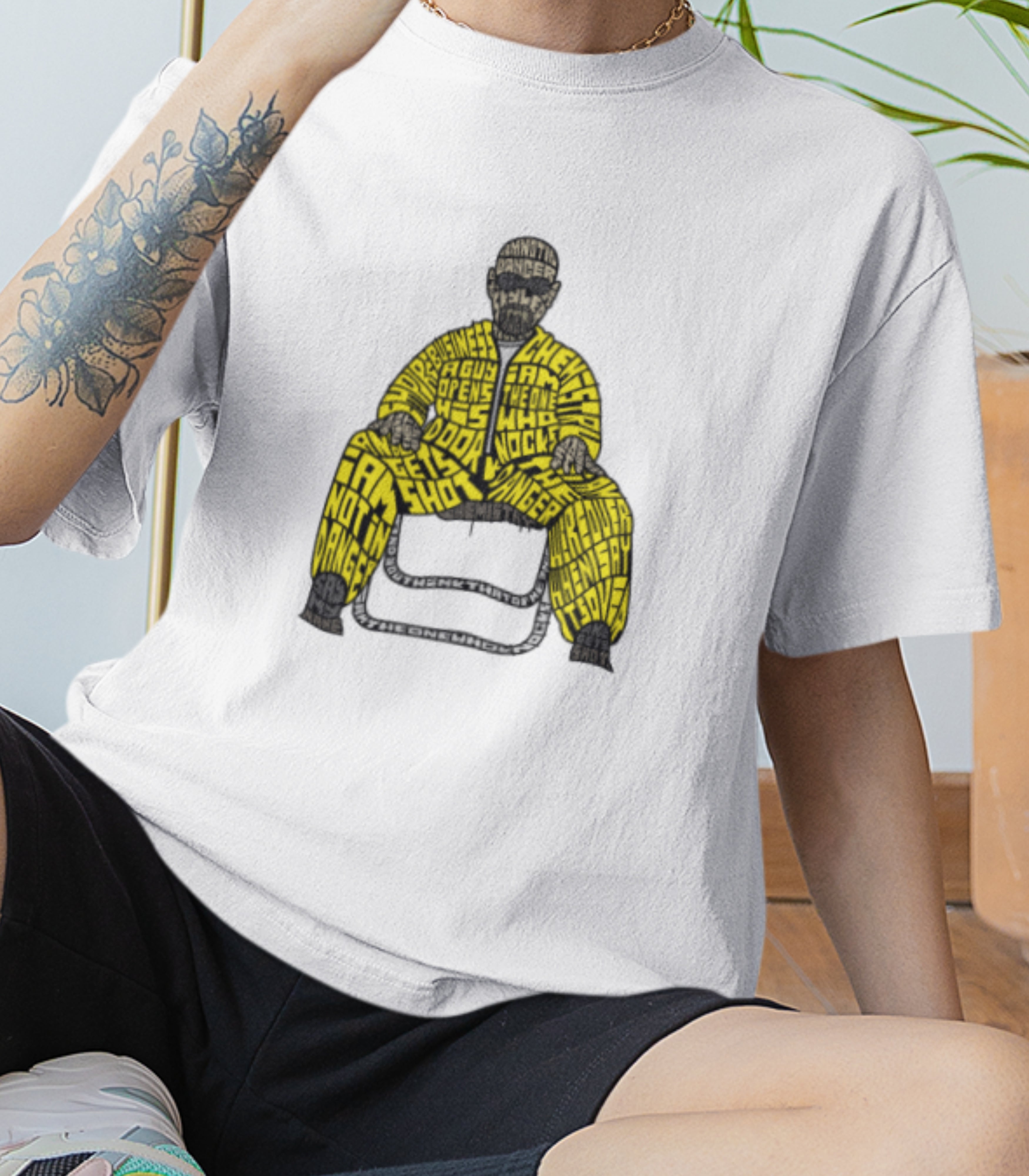 I Am The Danger Breaking Bad Typography T-Shirt