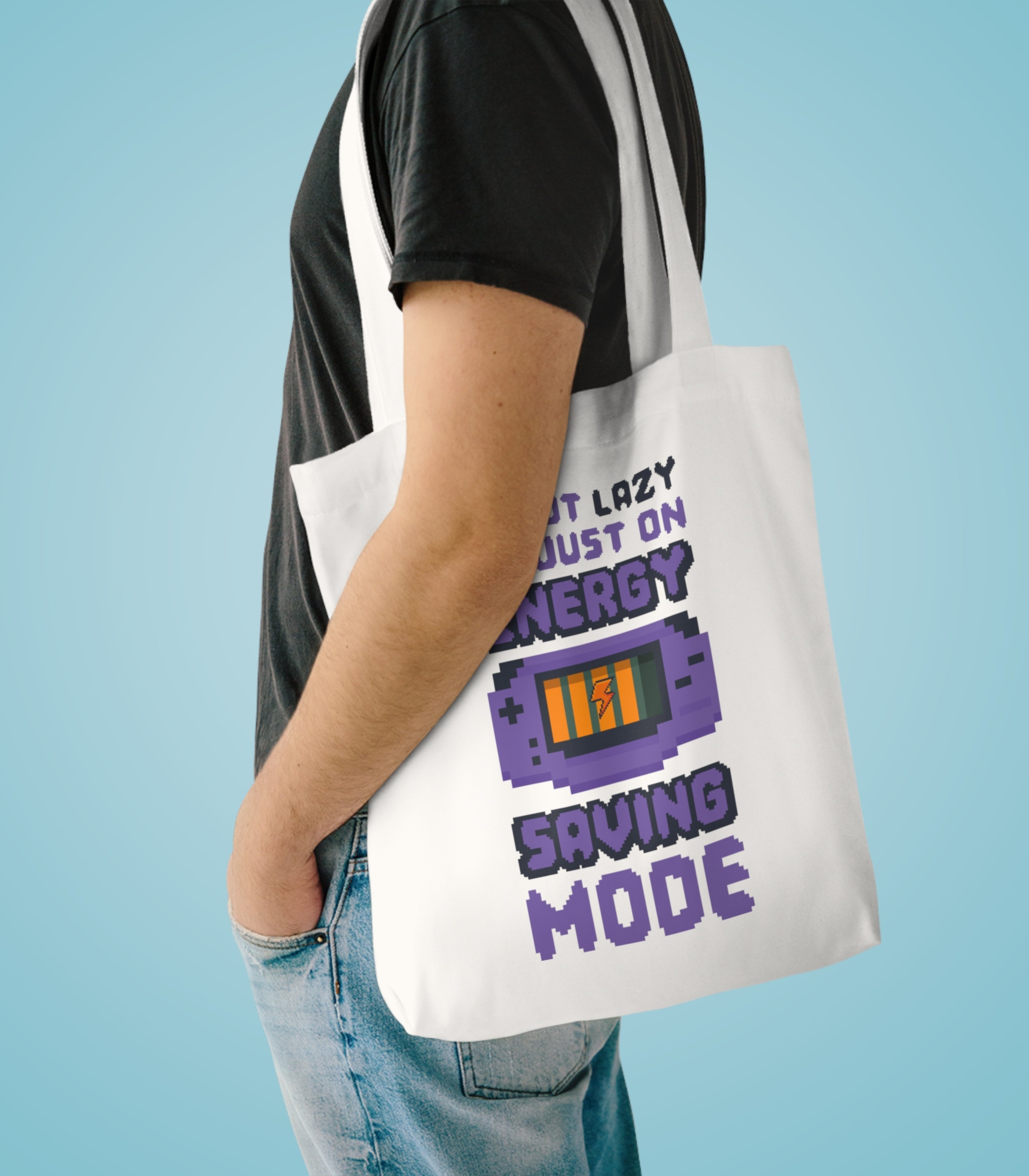 Gaming Energy Saving Mode Tote Bag