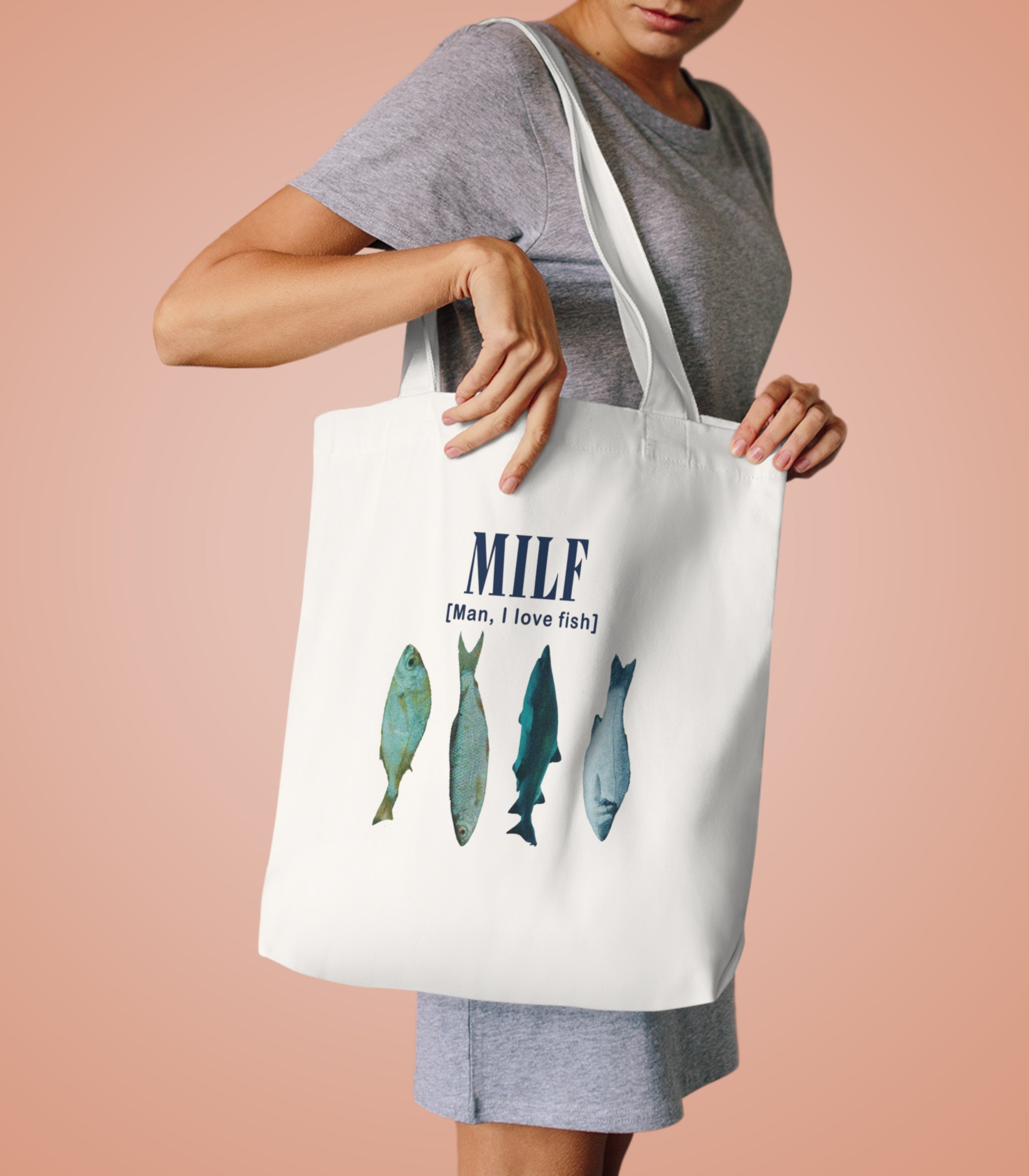 Man I Love Fish Tote Bag