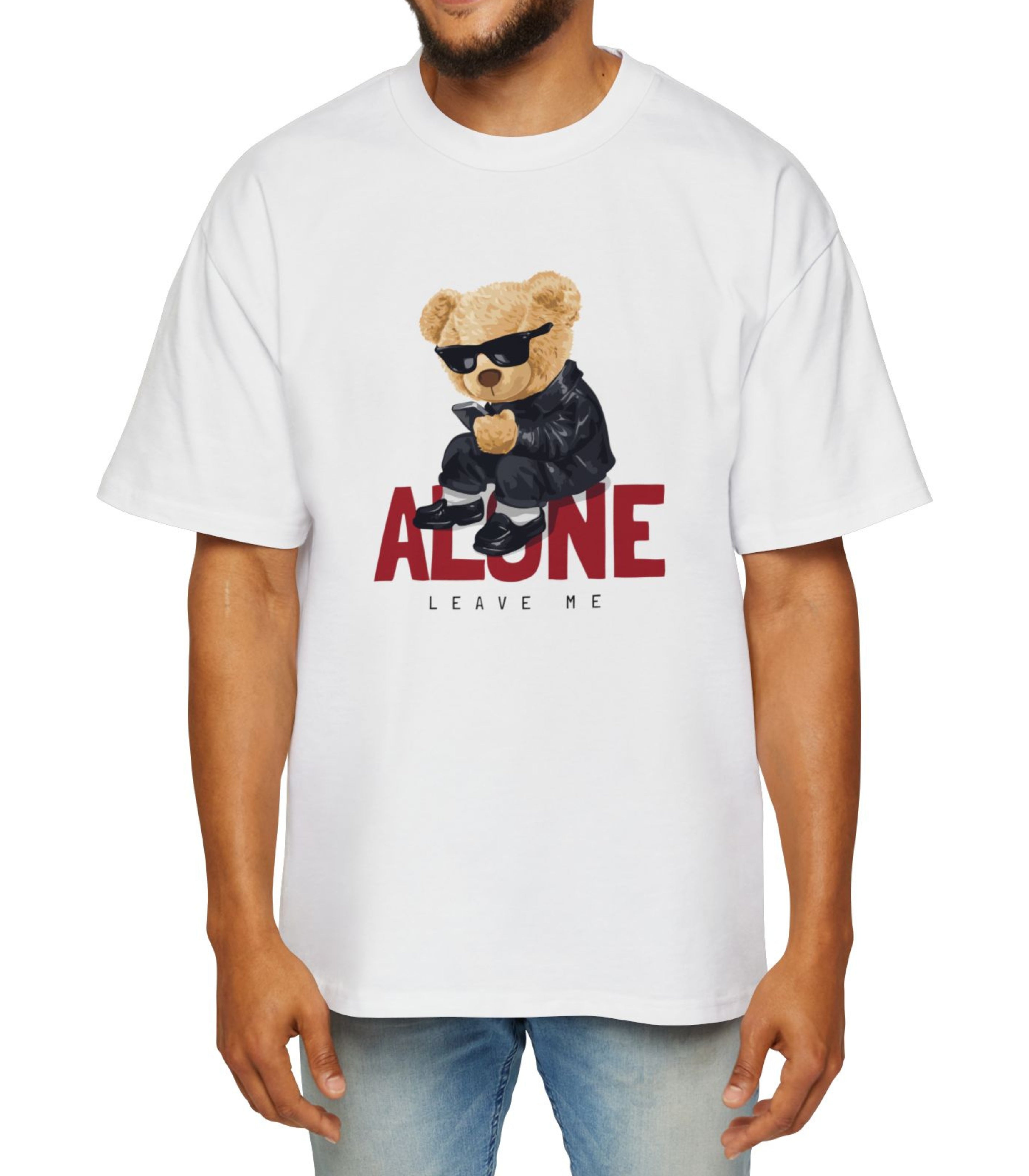 Leave Me Alone Men's Oversized Tee