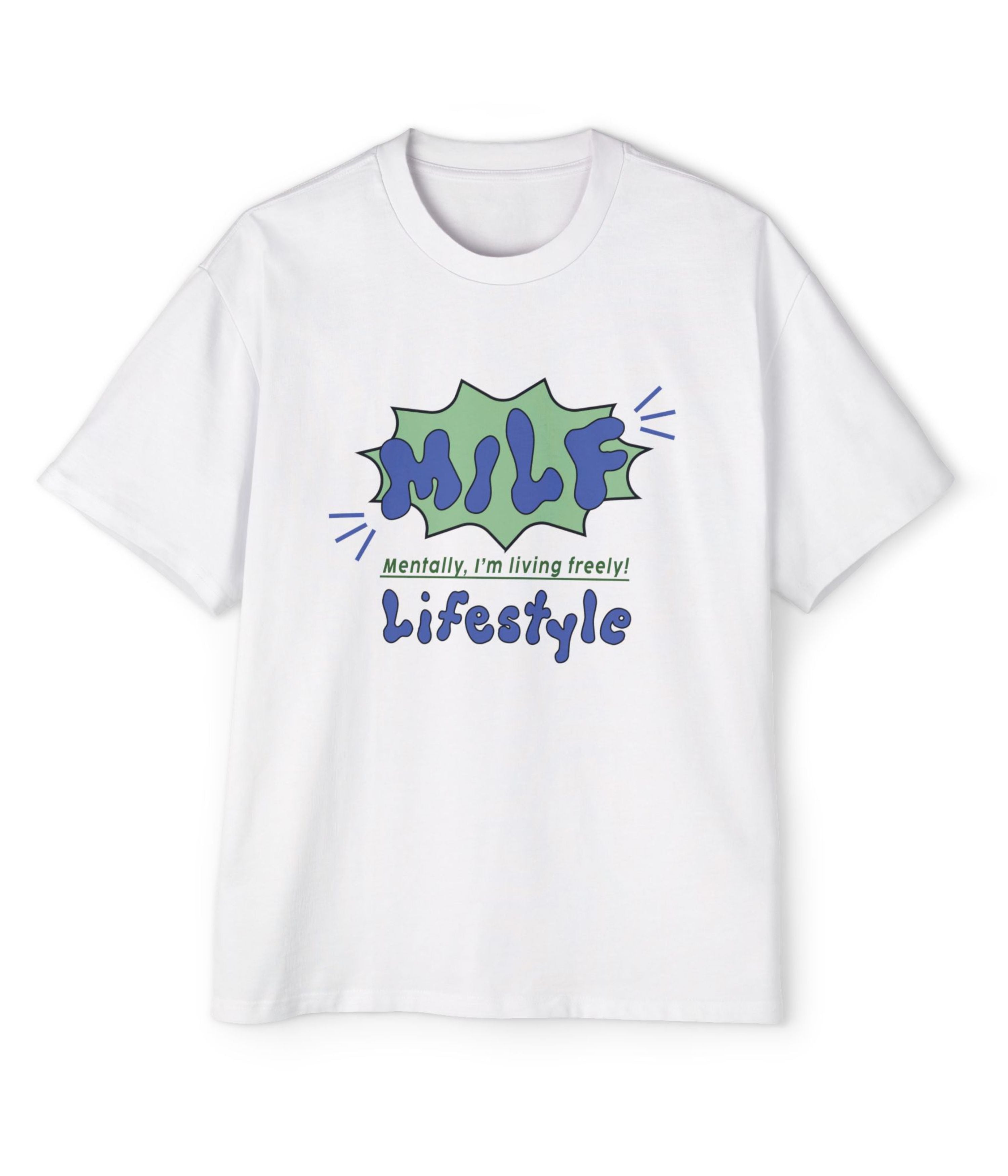 Mentally I'm living Freely Men's Oversized Tee