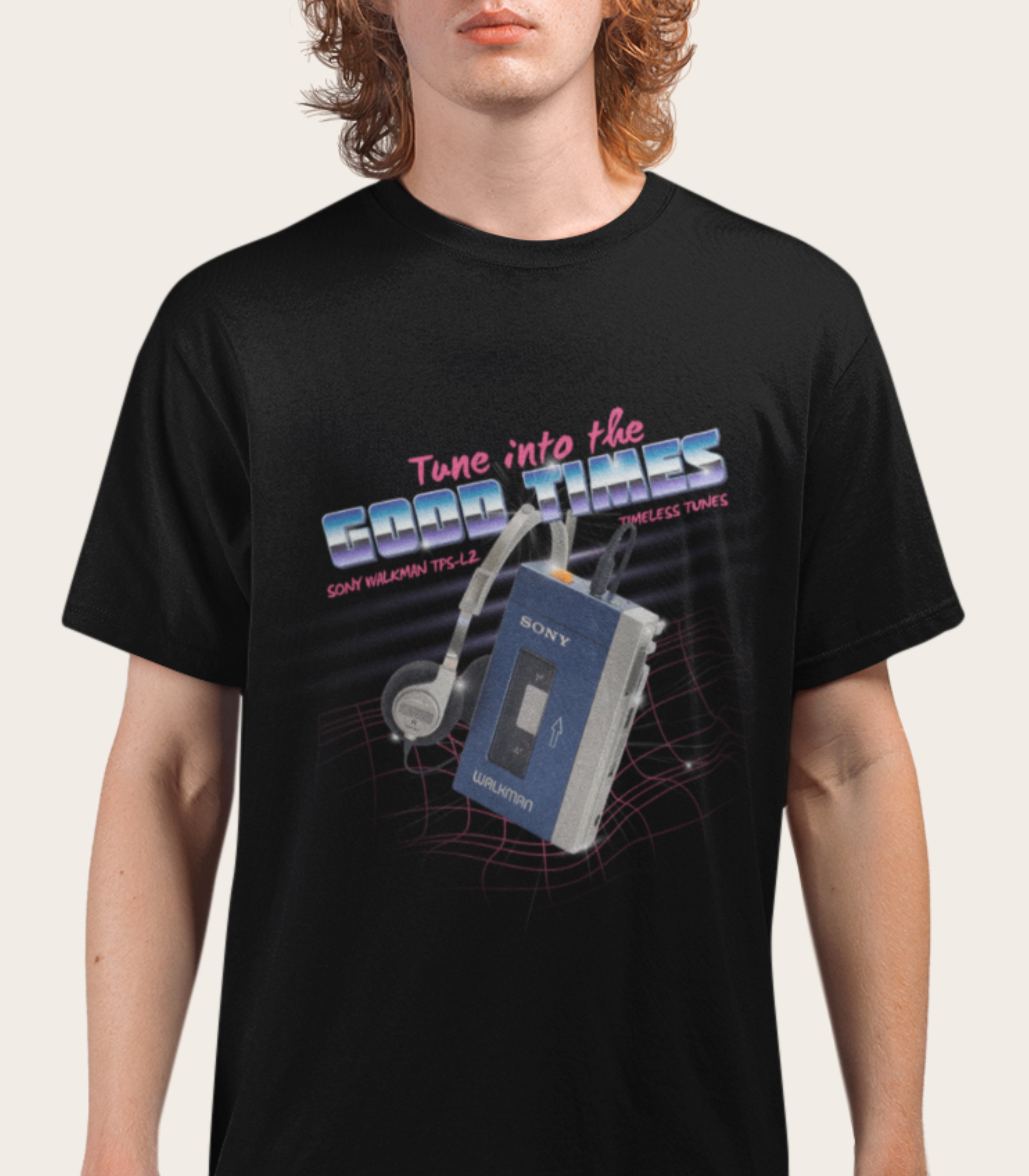 Retro Walkman Tune Into The Good Times T-Shirt