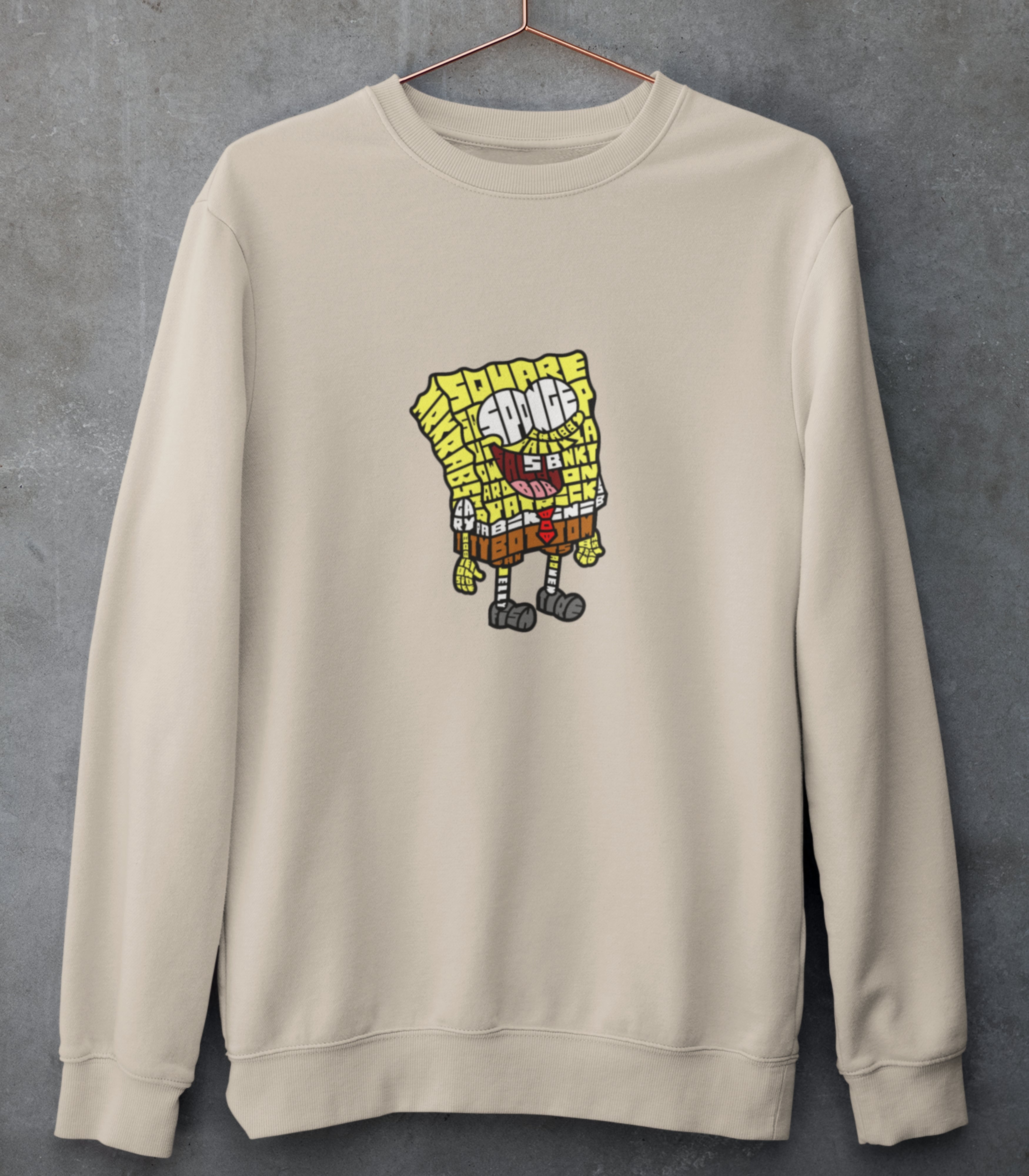 SpongeBob Typography Sweatshirt