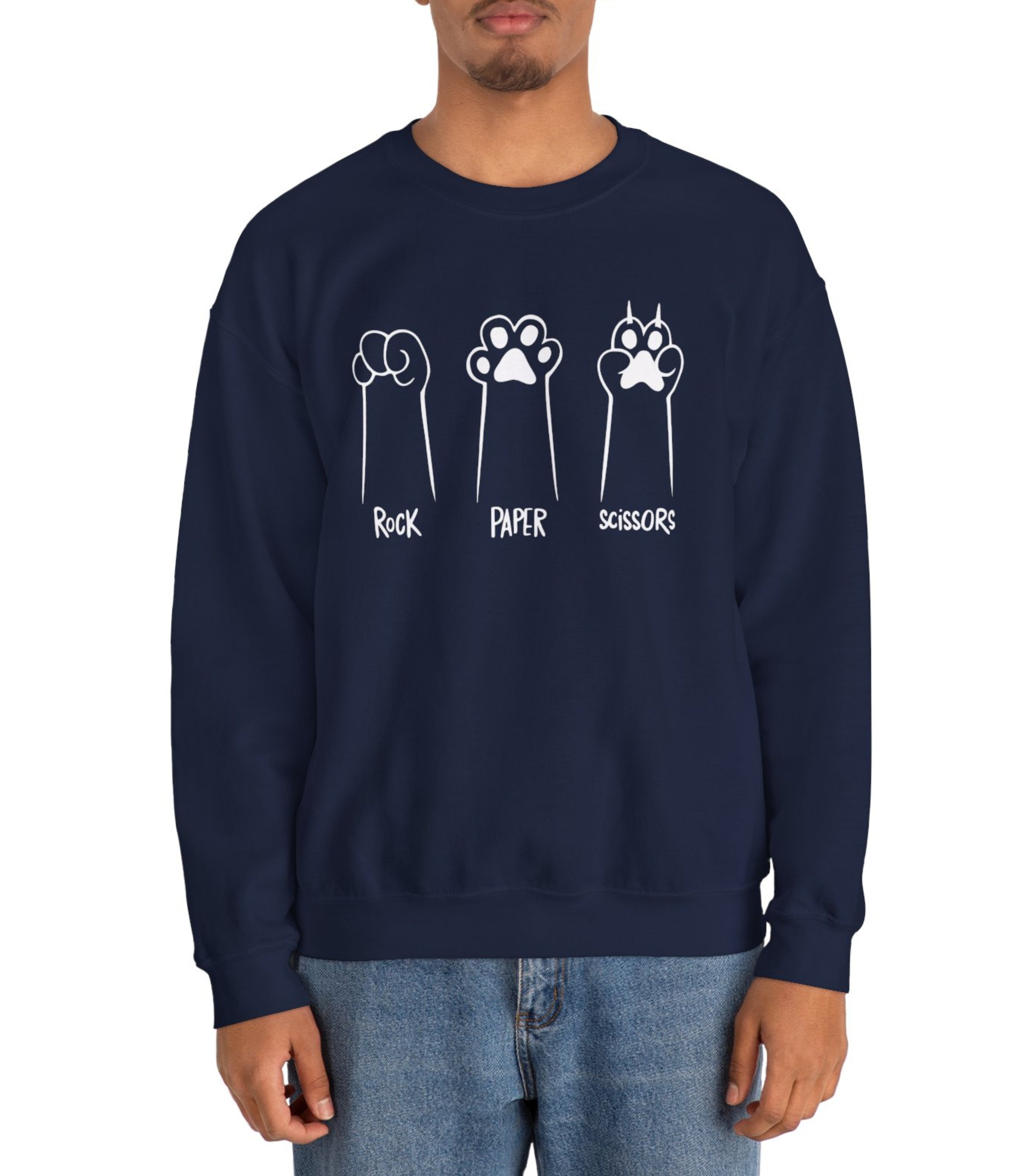 Cat Paws Mono Sweatshirt