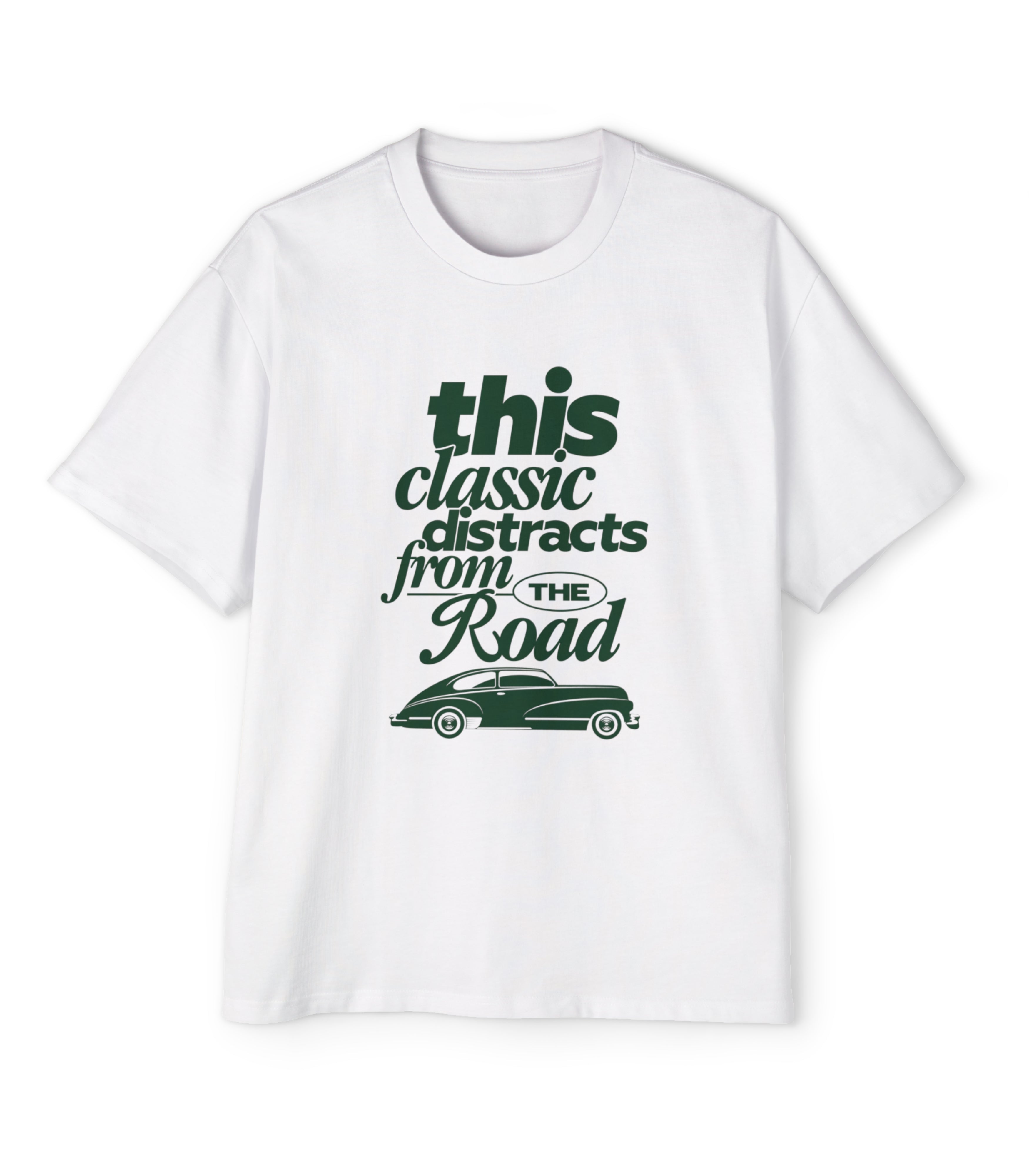 Classic Distracts Men's Heavy Oversized Tee