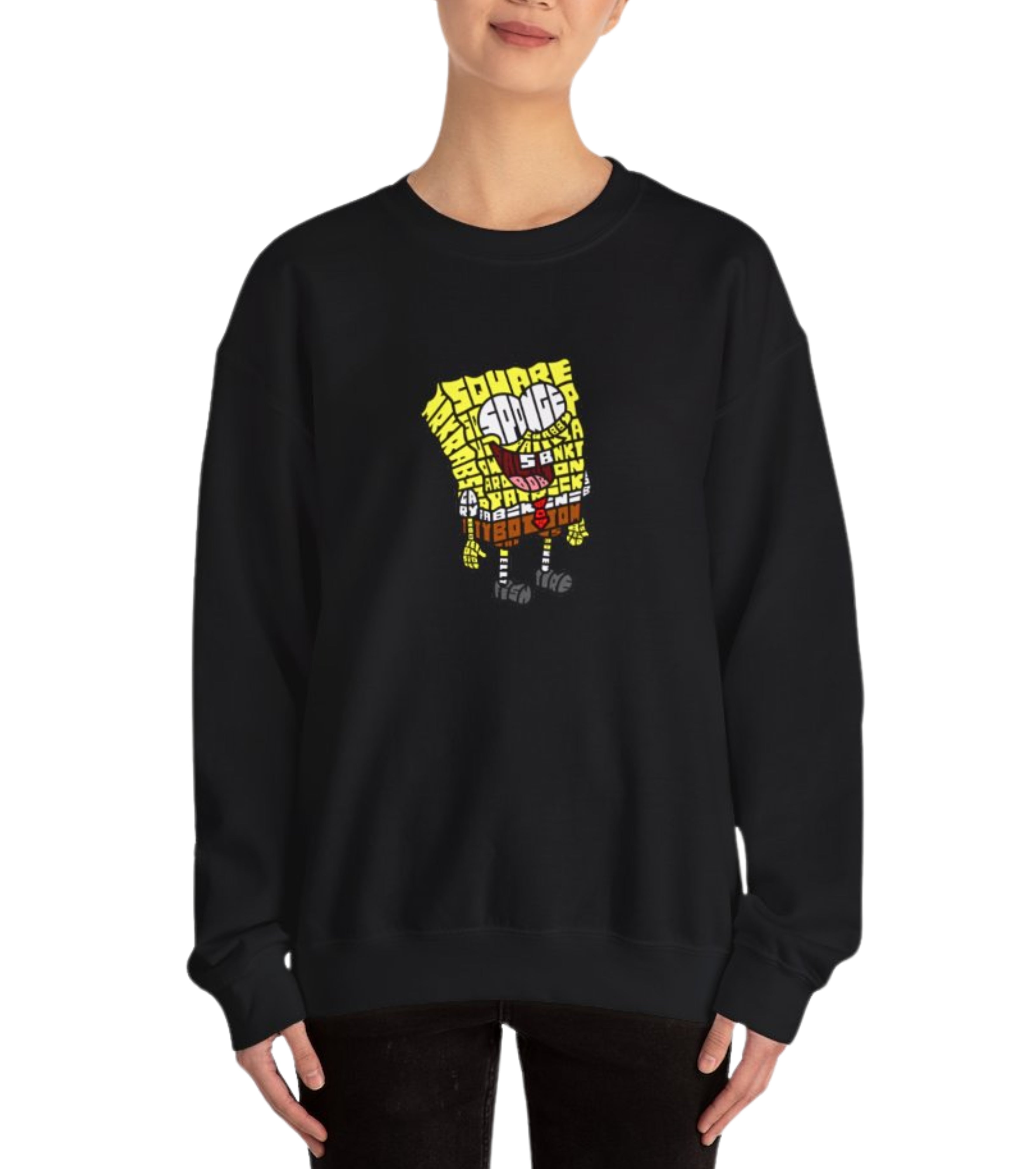 SpongeBob Typography Sweatshirt