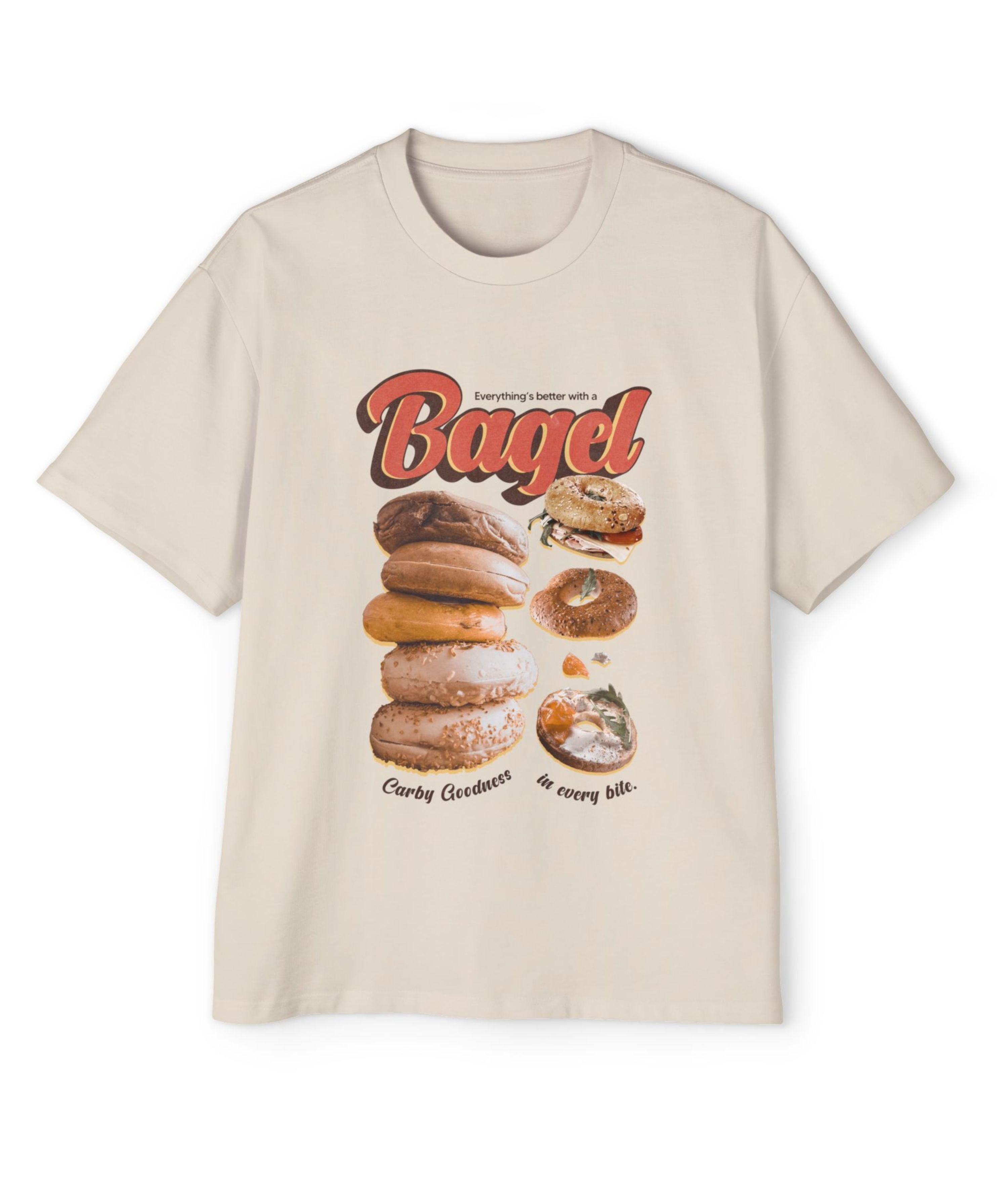 Everything's Better With A Bagel Men's Oversized Tee