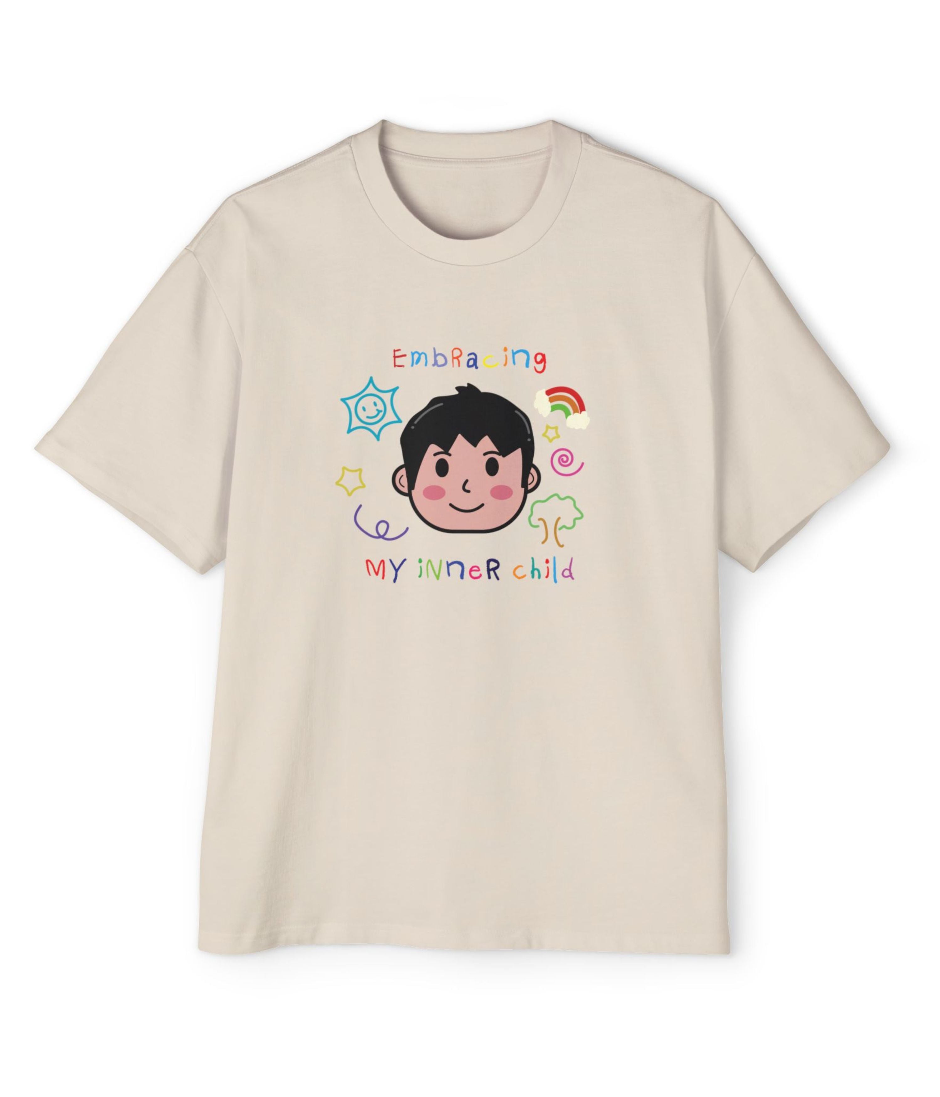 Embracing My Inner Child Men's Oversized Tee