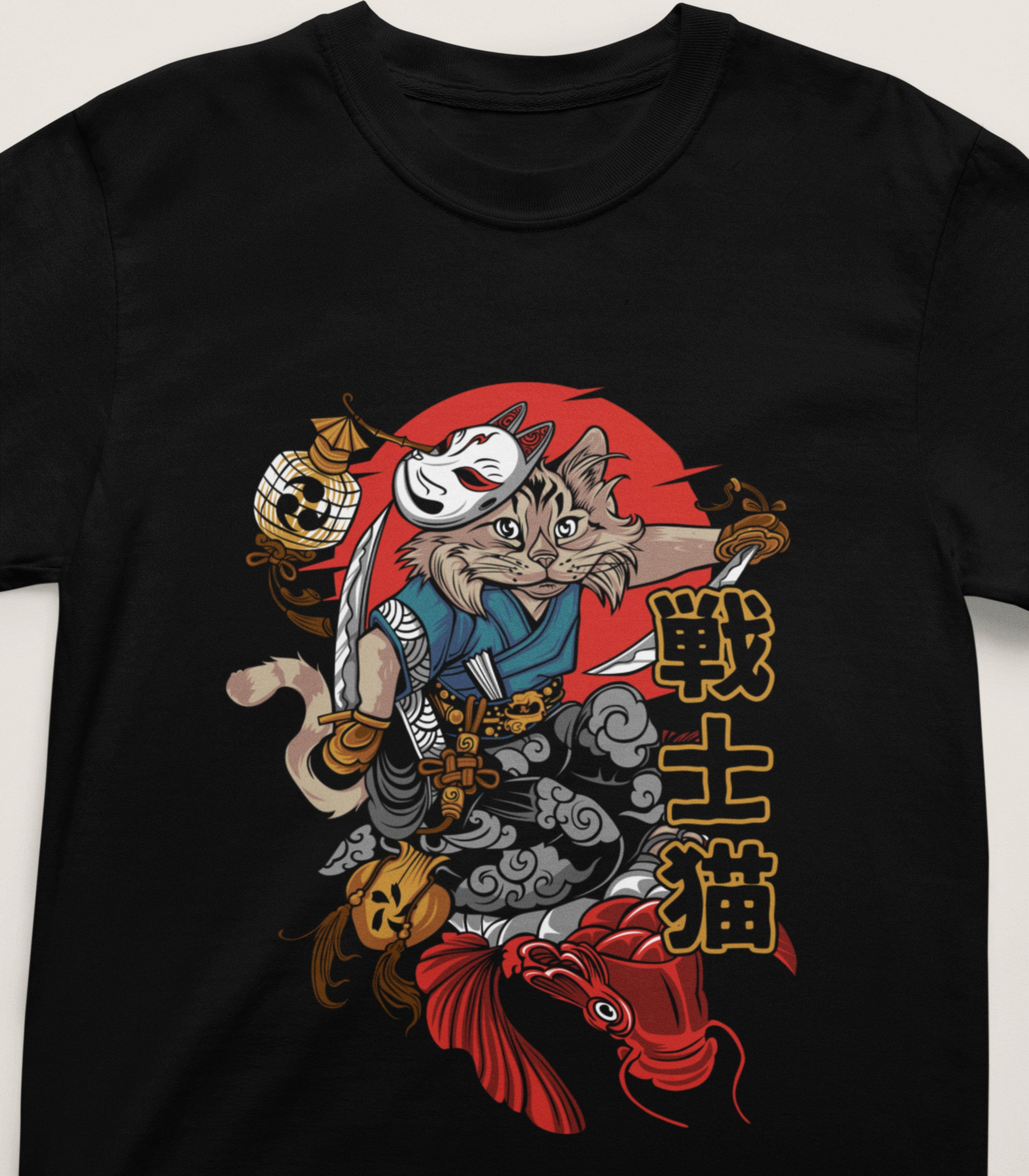 Samur-Neko Warrior T-Shirt