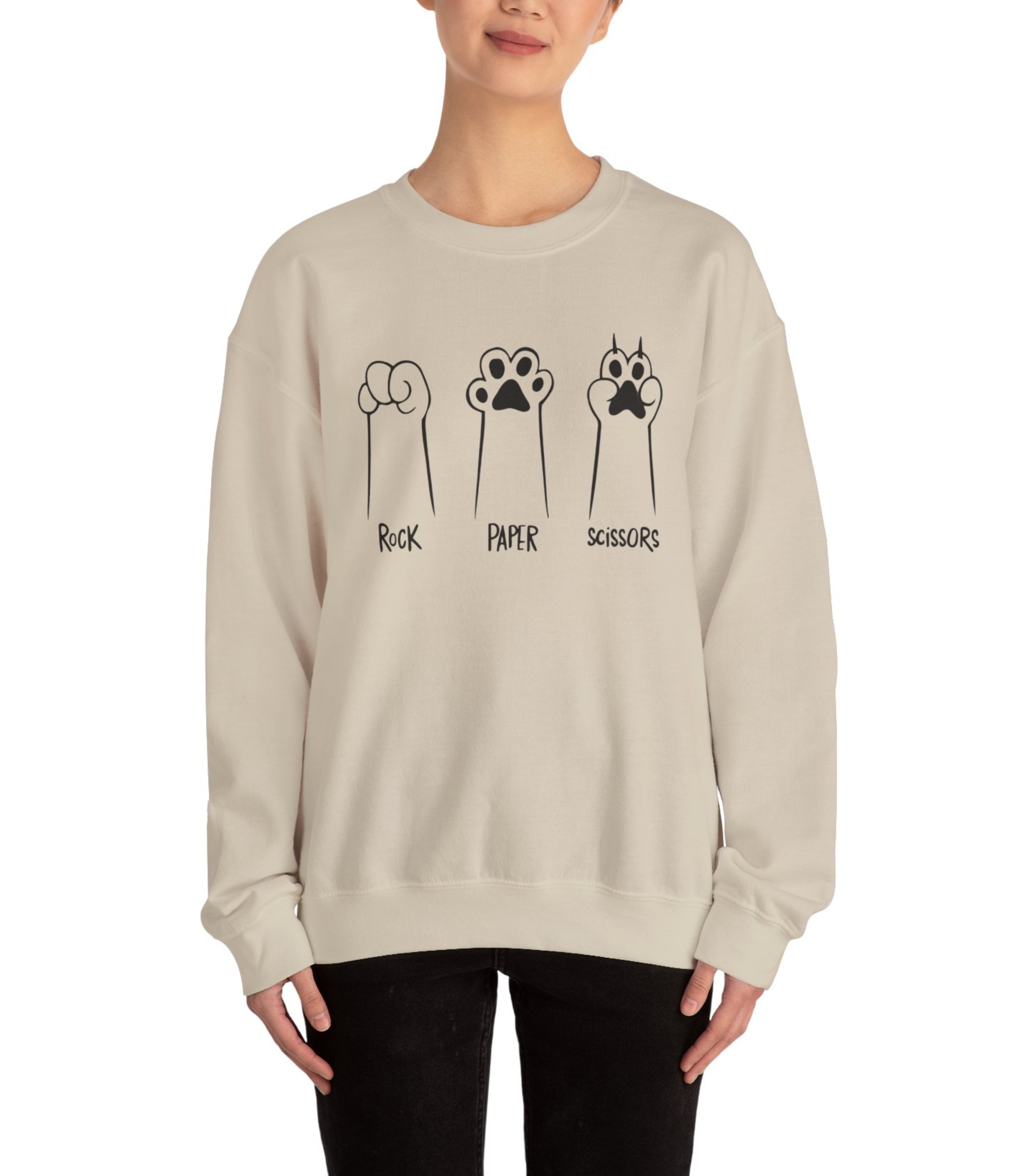Cat Paws Mono Sweatshirt