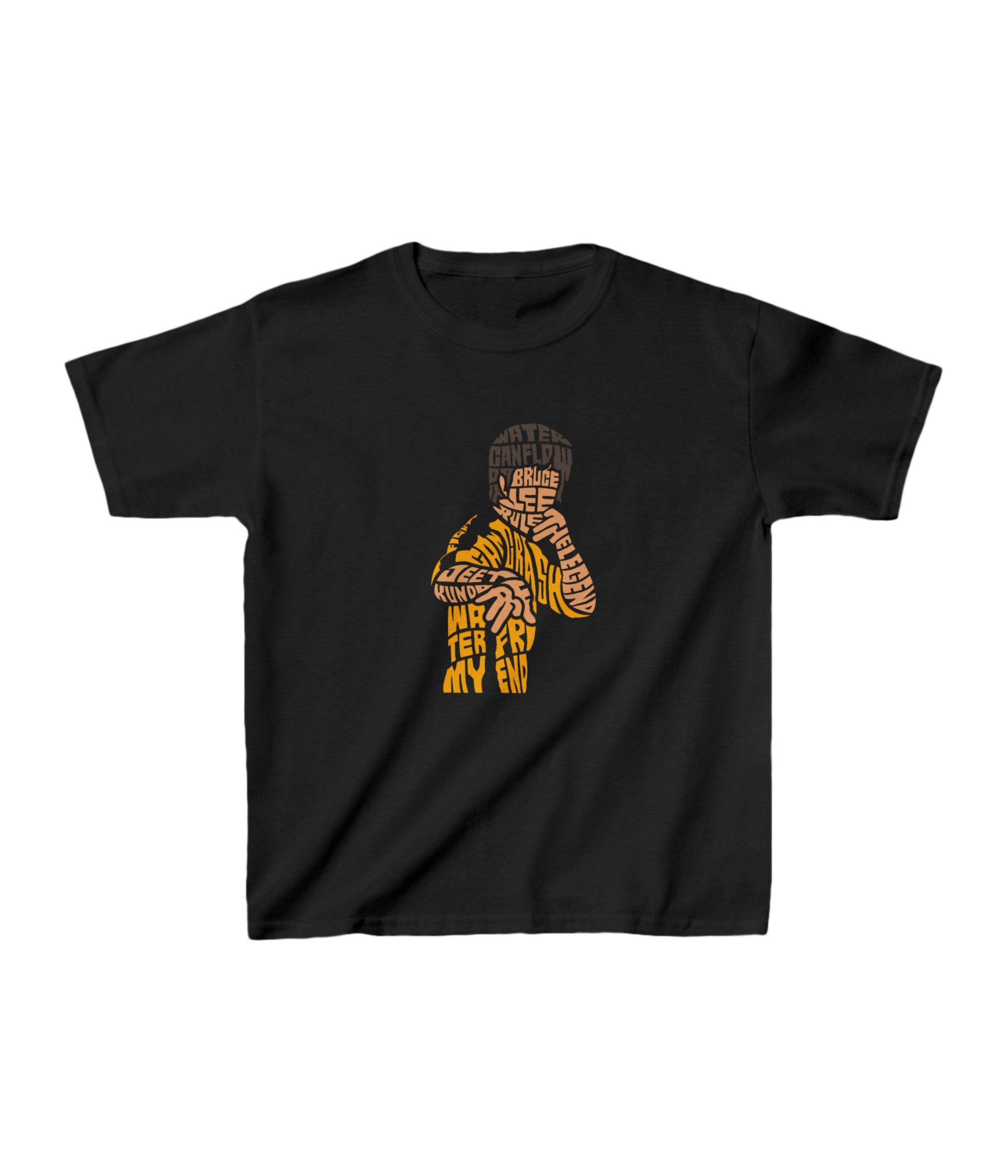Bruce Lee Typography Kids Tee