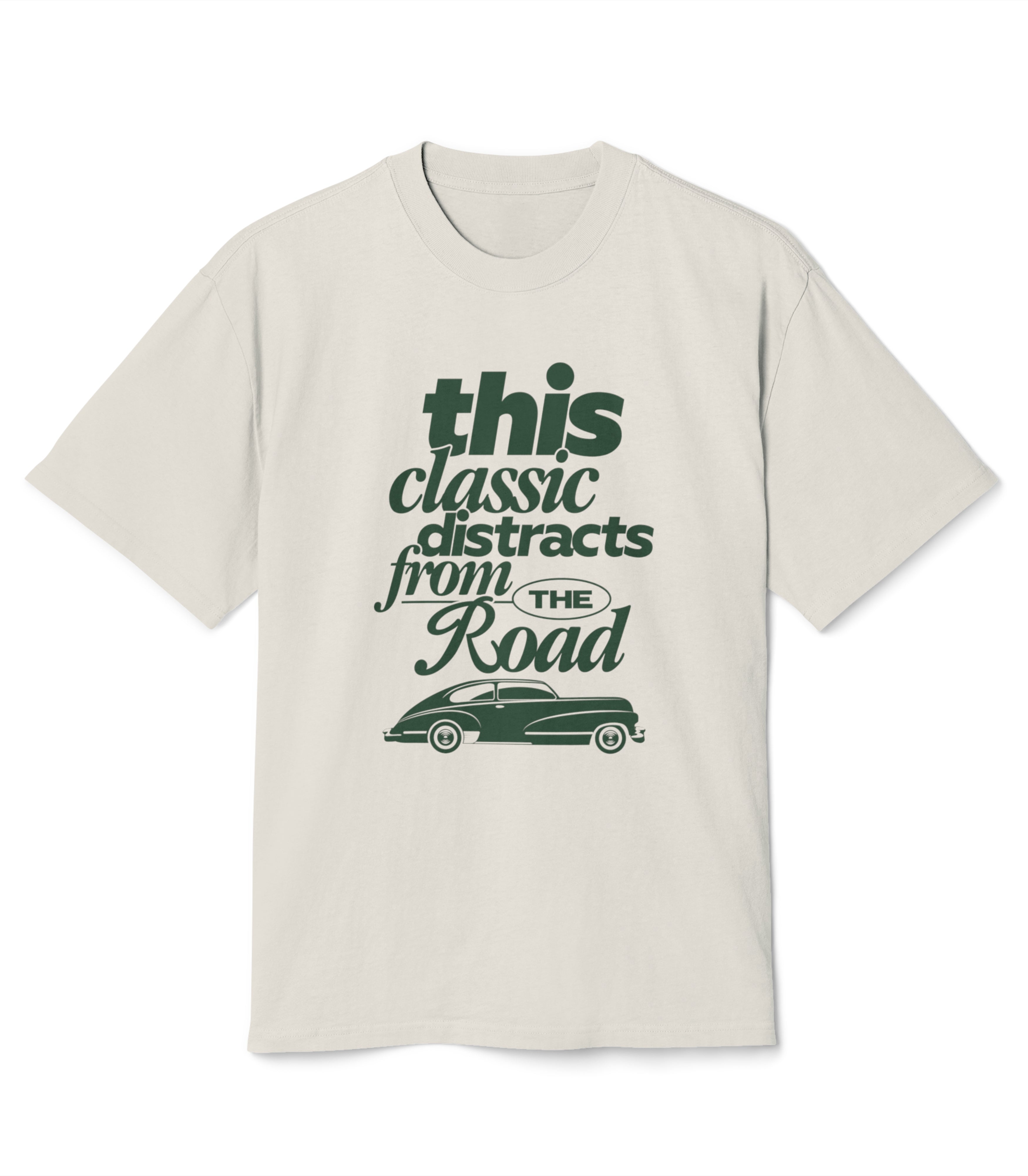 Classic Distracts Heavy Faded Bone Tee