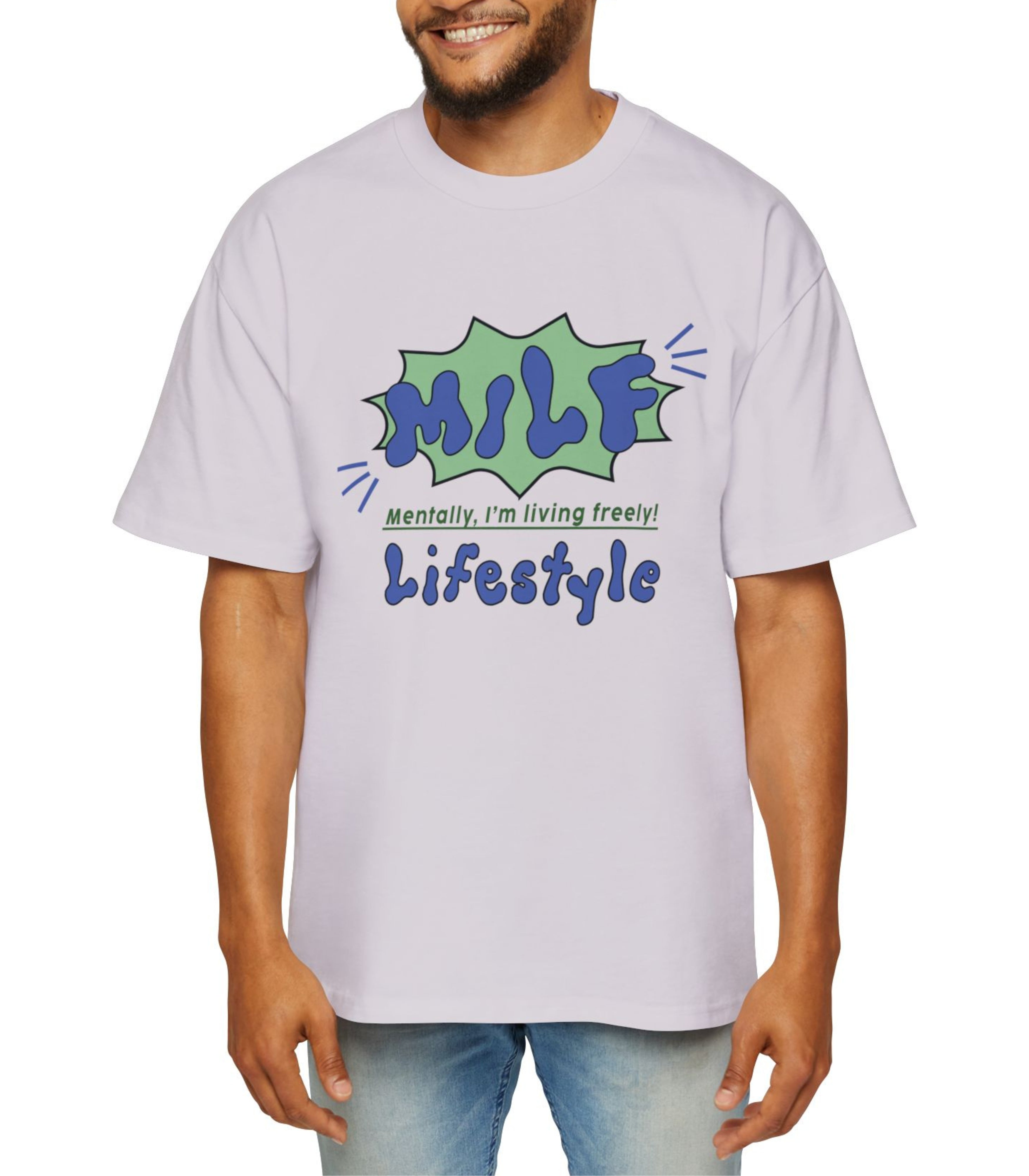 Mentally I'm living Freely Men's Oversized Tee