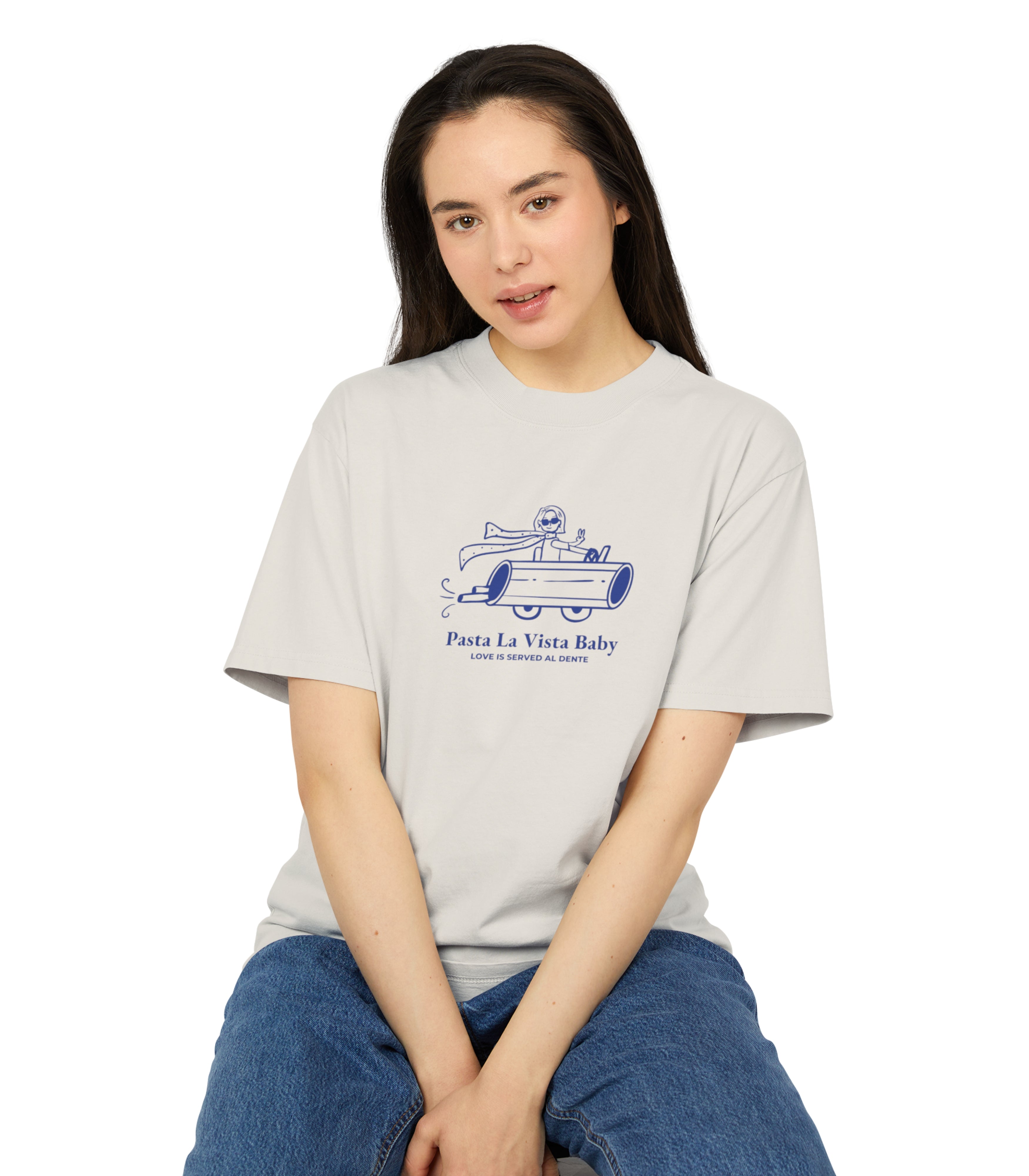 Pasta La Vista Baby Faded Tee — For those who run on carbs and confidence.