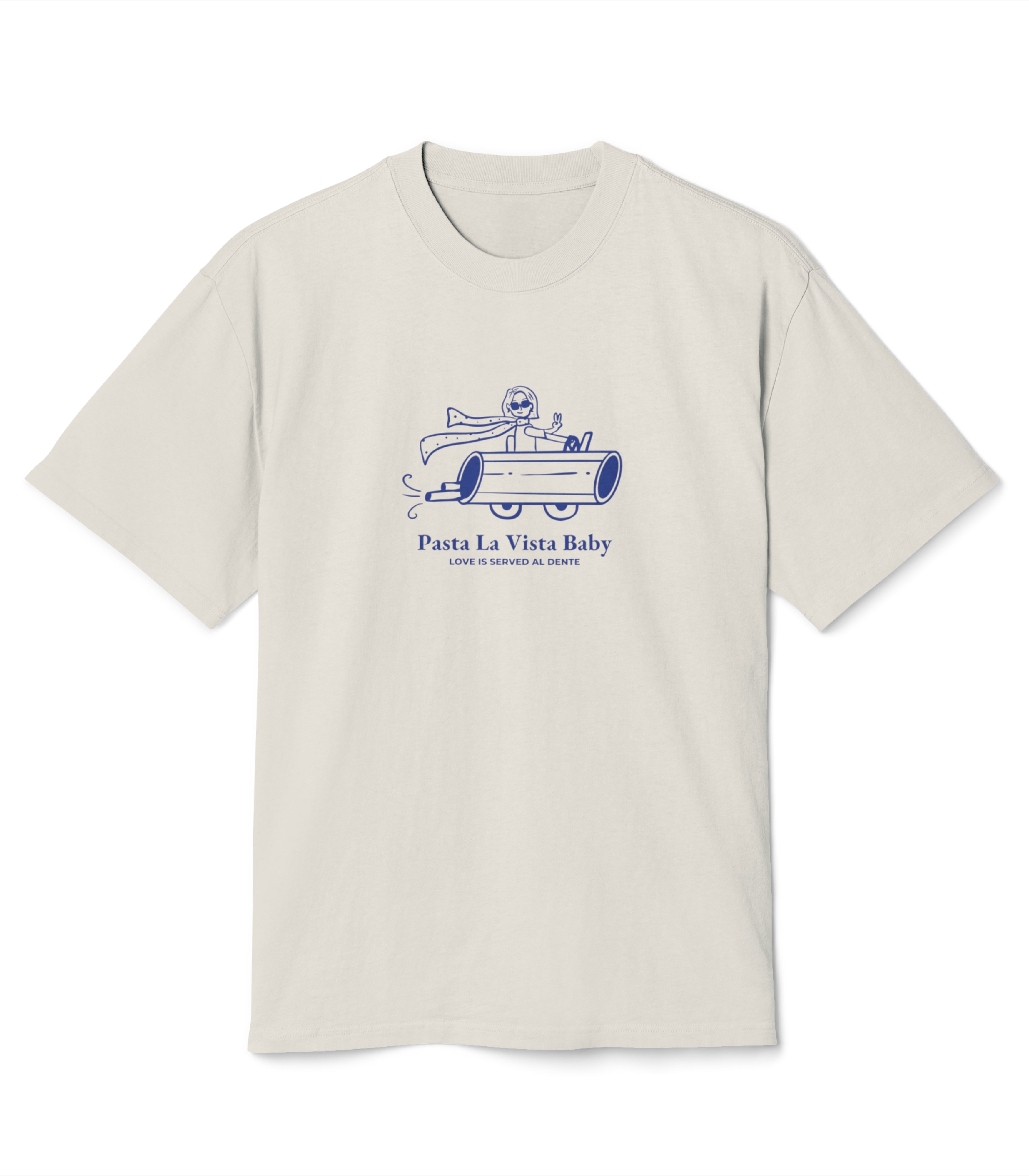 Pasta La Vista Baby Faded Tee — For those who run on carbs and confidence.