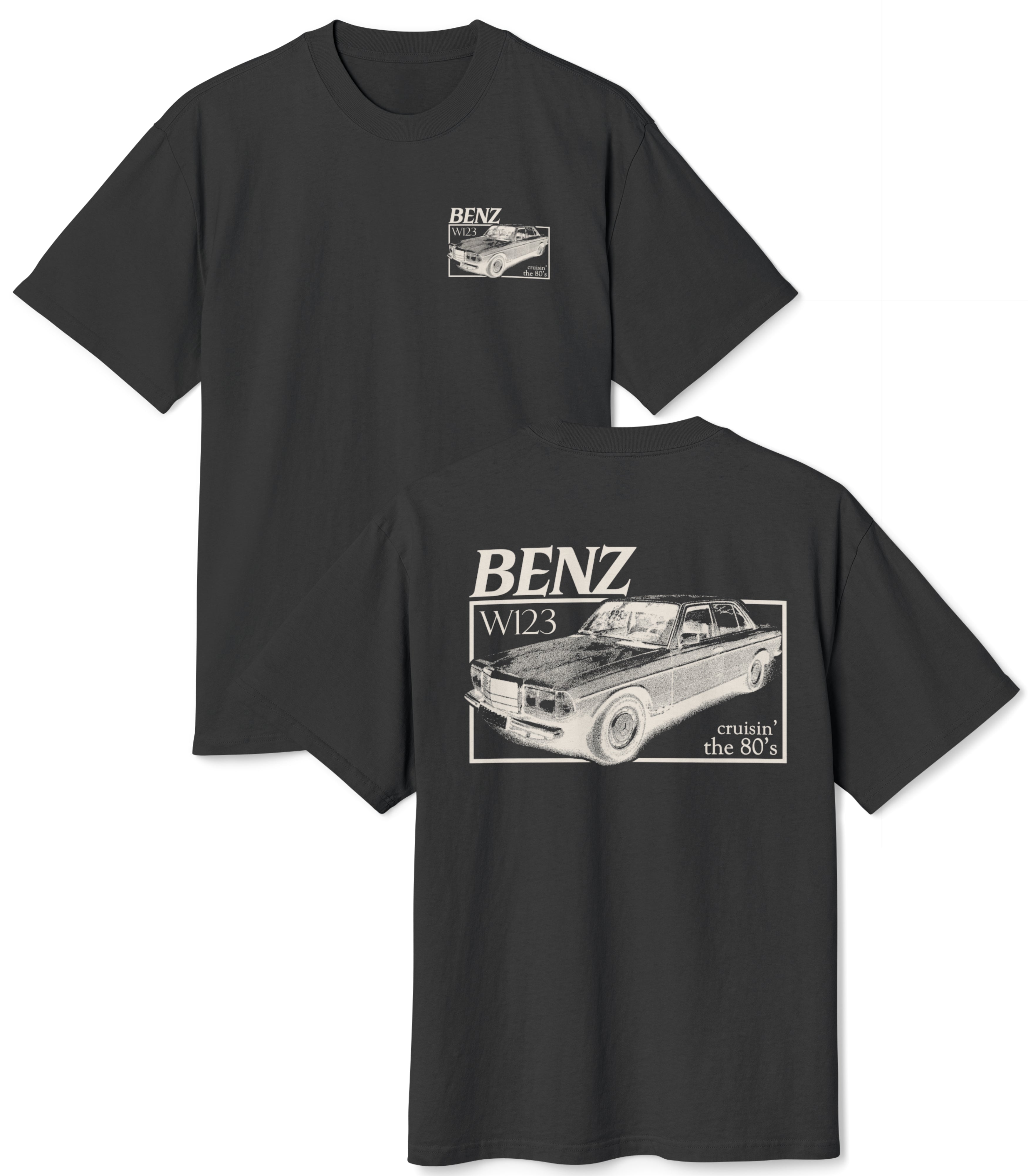 Cruisin' the 80's Heavy Faded Tee — Made for long drives and loud days.