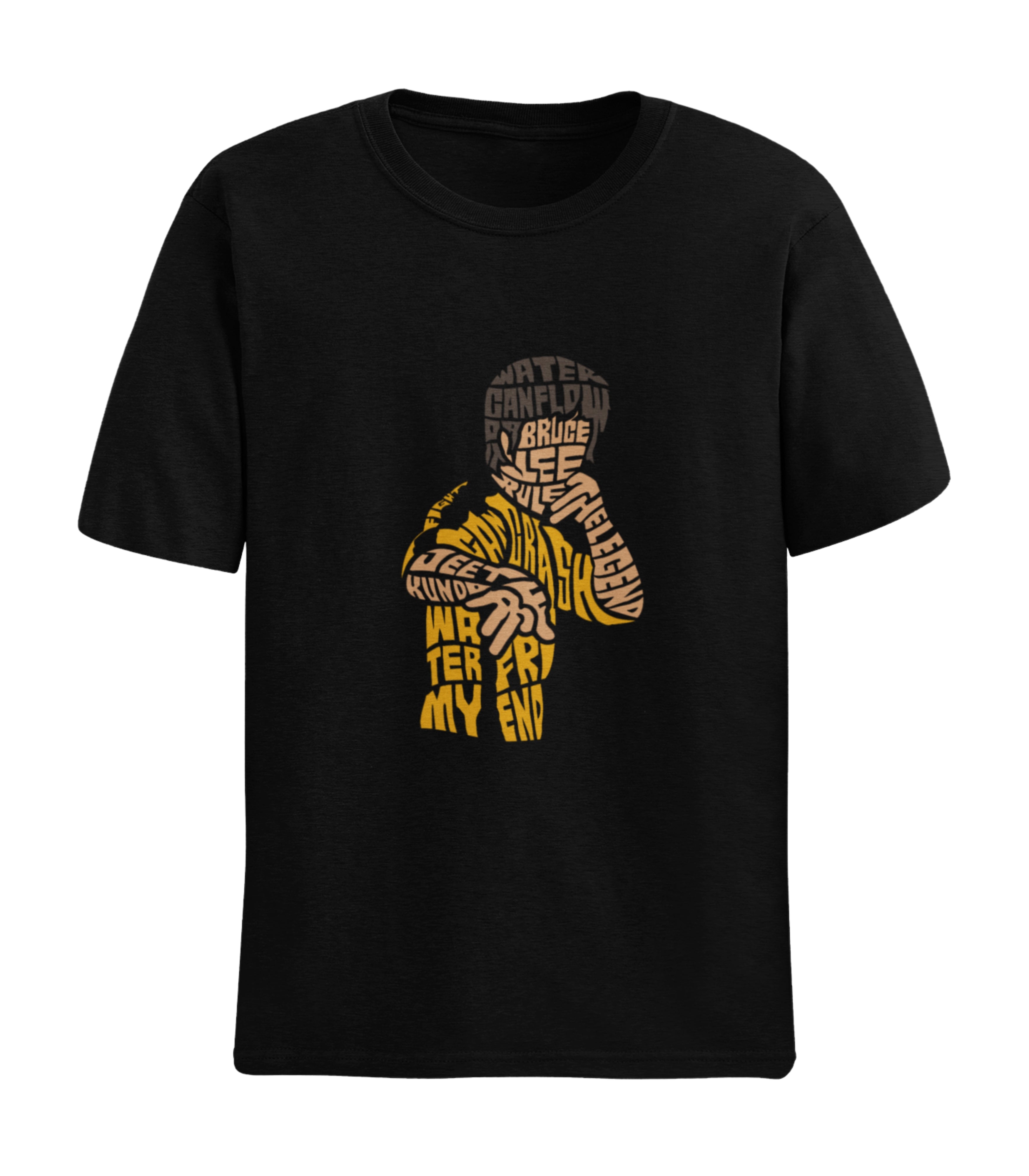 Bruce Lee Typography T-Shirt