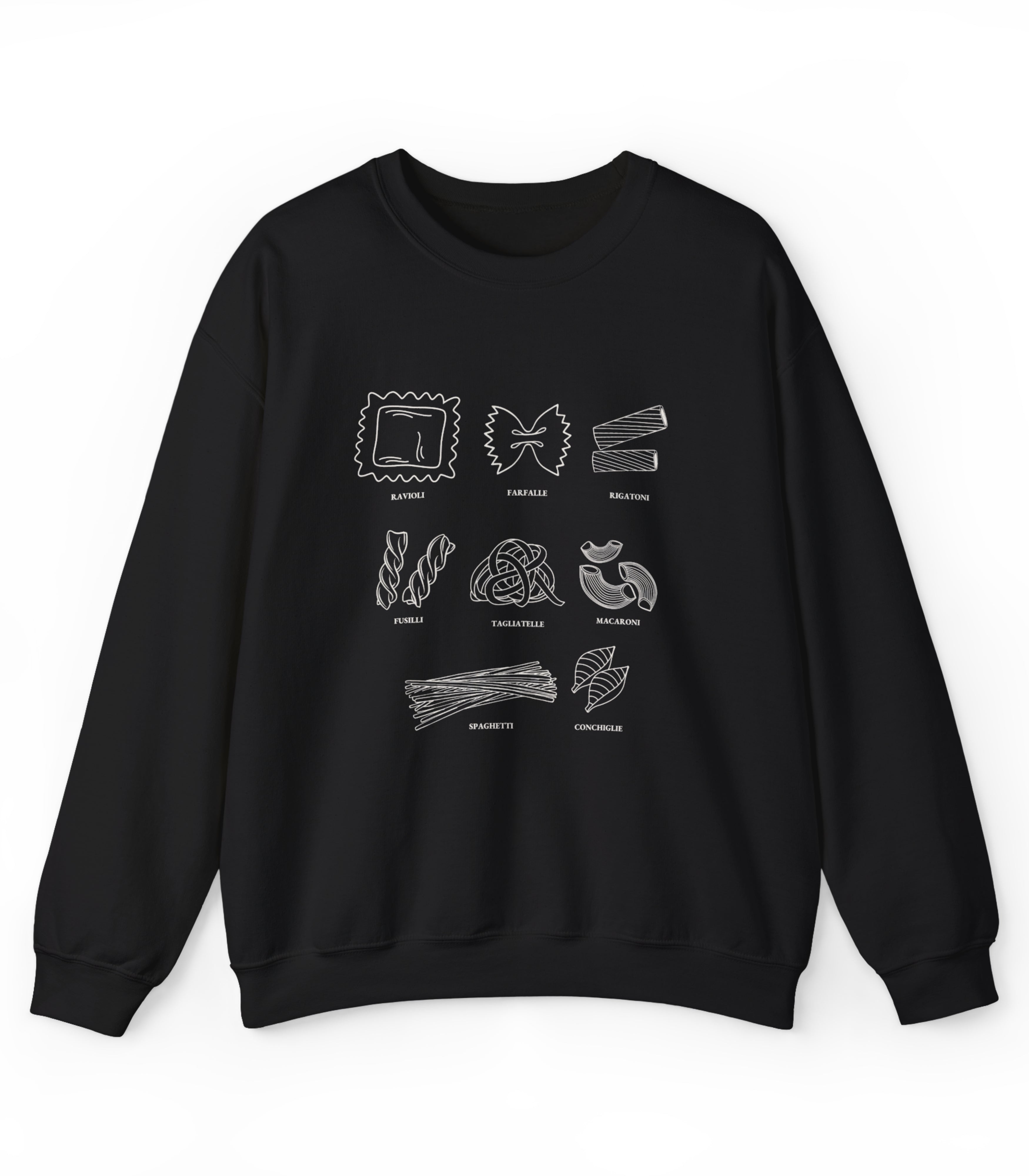 Pasta Shapes Sweatshirt
