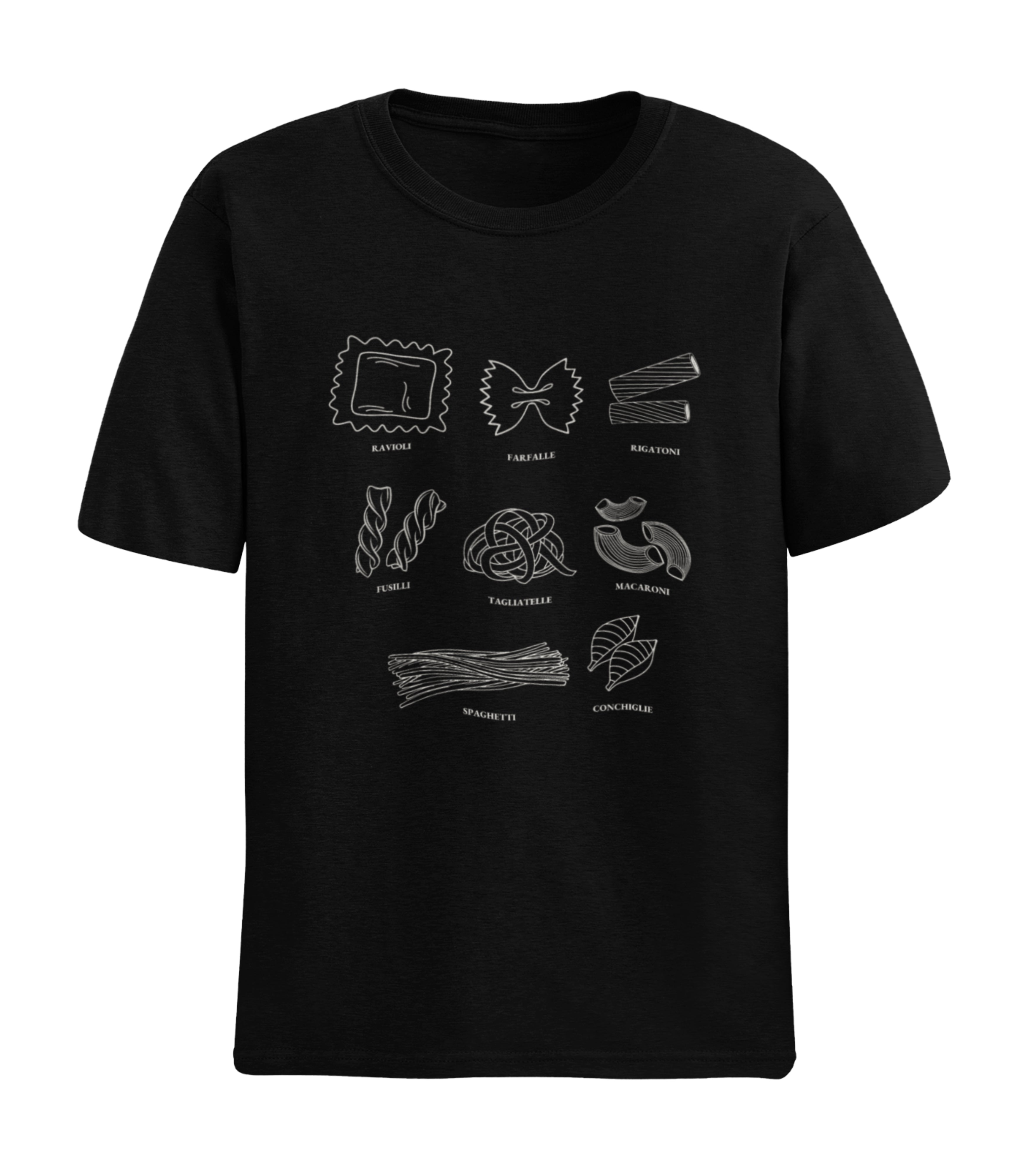 Pasta Shapes T-Shirt