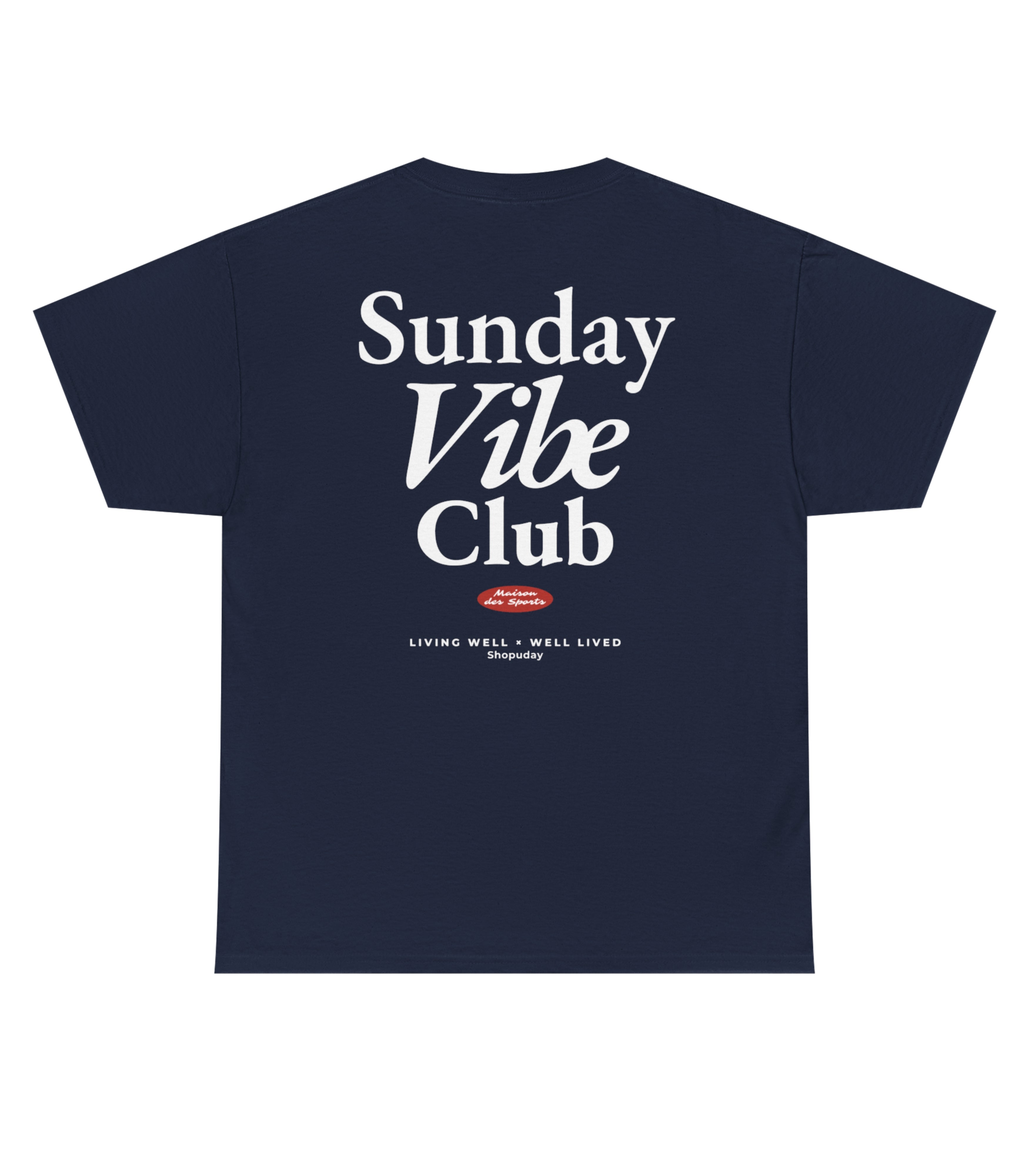 Sunday Fun Club T-Shirt — Designed for slow days and soft landings.